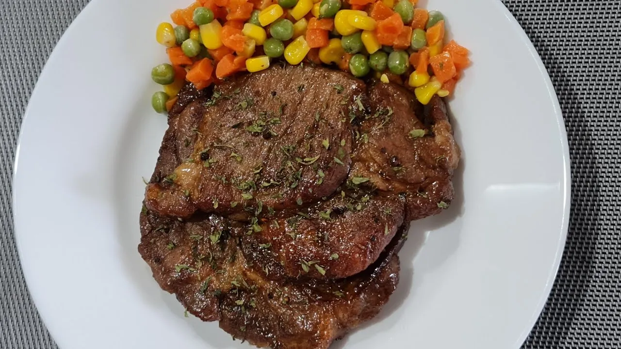 Honey Garlic Pork Ribeye Steak