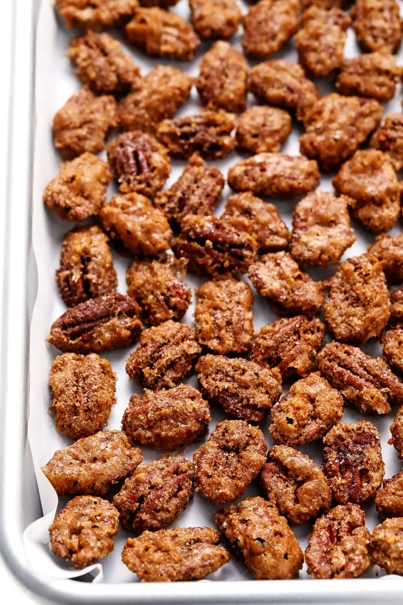 Honey and Sea Salt Candied Pecans