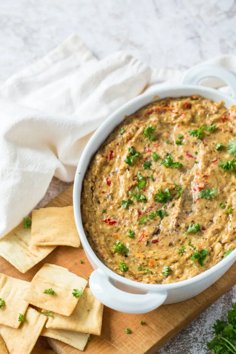 Hot Artichoke Asiago Cheese Dip