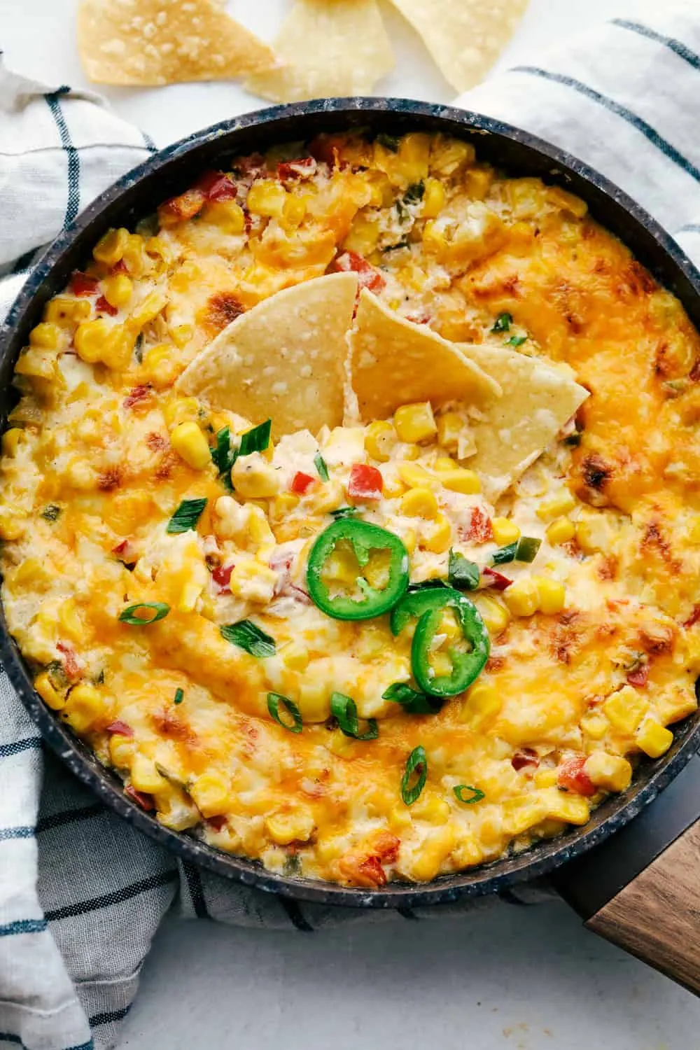 Hot Corn Dip with Cream Cheese