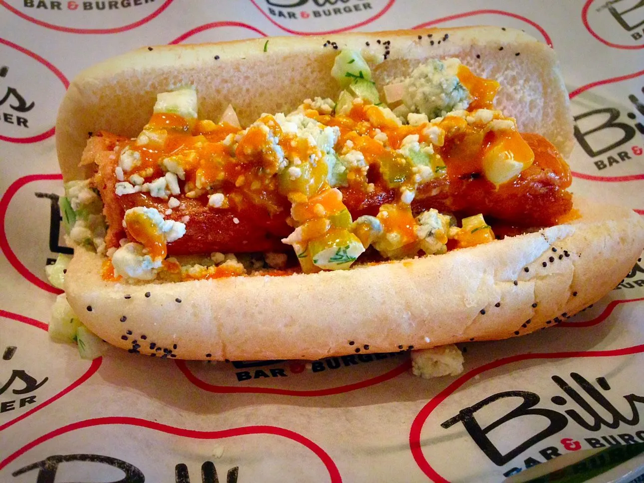 Hot Dog Week Buffalo Chicken Dog