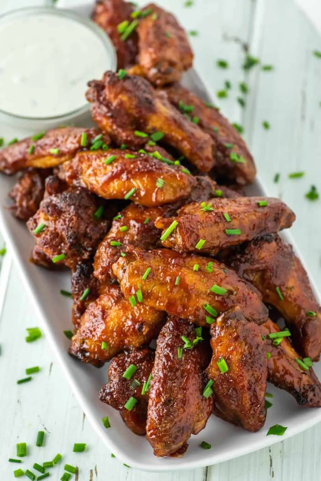 Hot Honey BBQ Chicken Wings