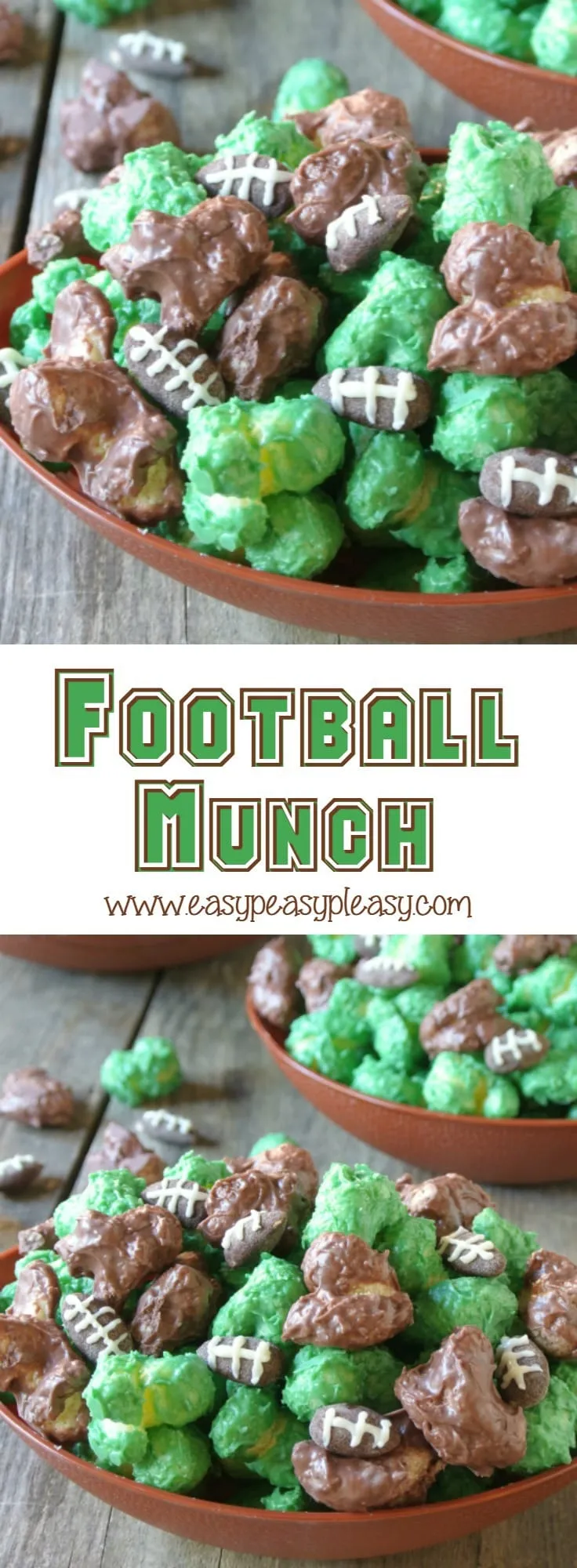 Hungry Football Saucy Meatballs Popcorn Munch