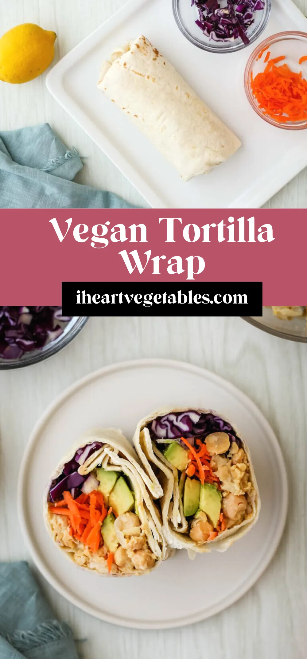 Hurry Up Vegan Tempeh Tortillas with Napa Cabbage Citrus Slaw