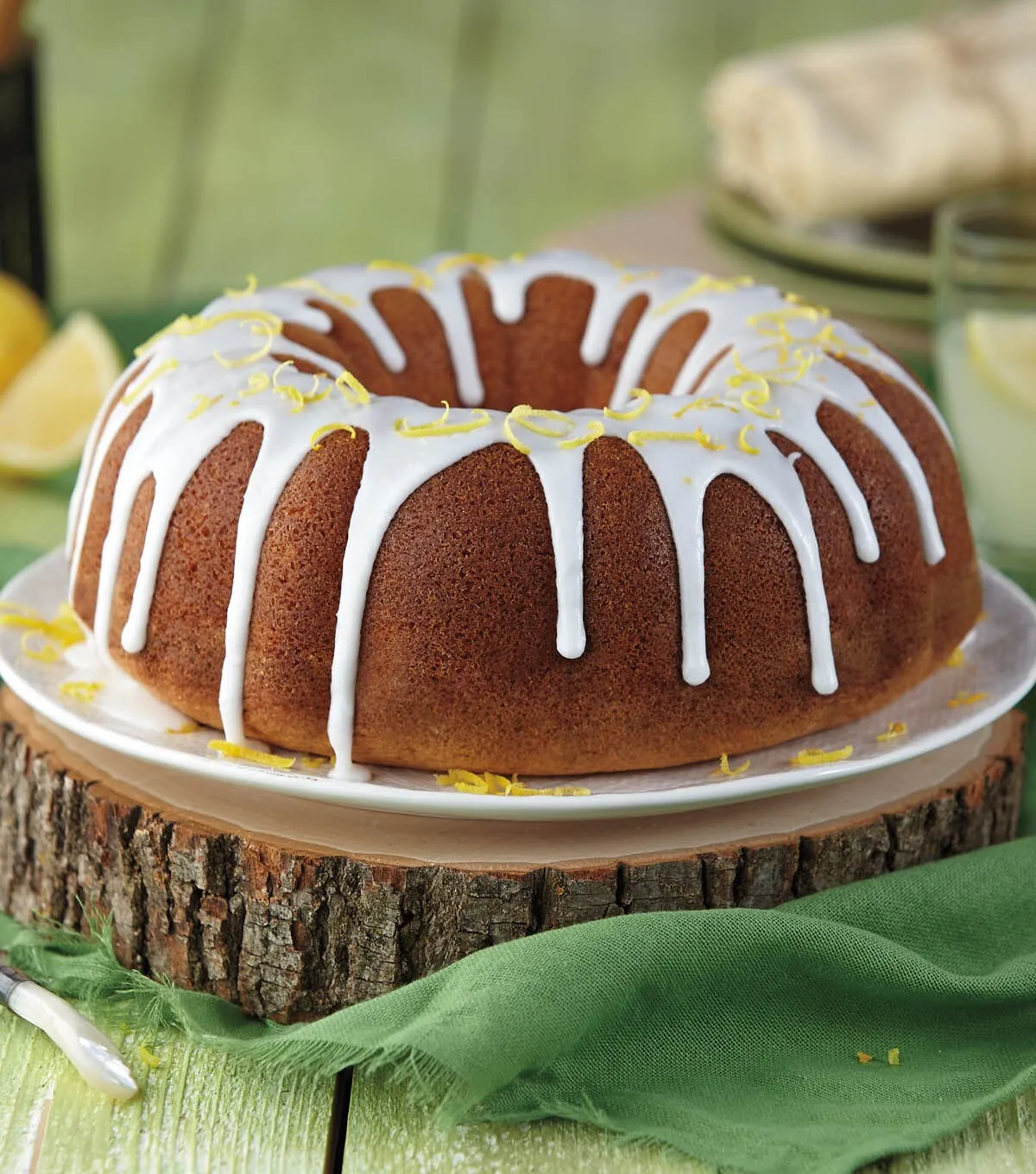 Iced Meyer Lemon Pound Cake