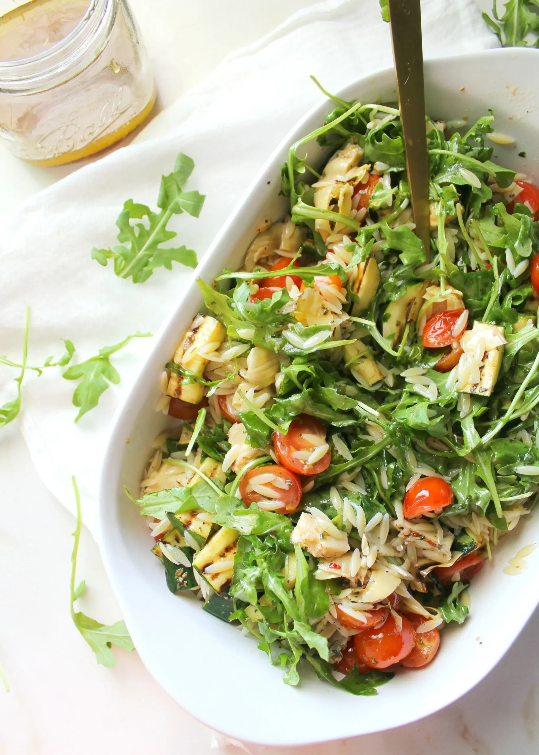 Incredible Vegan BLT Orzo Salad