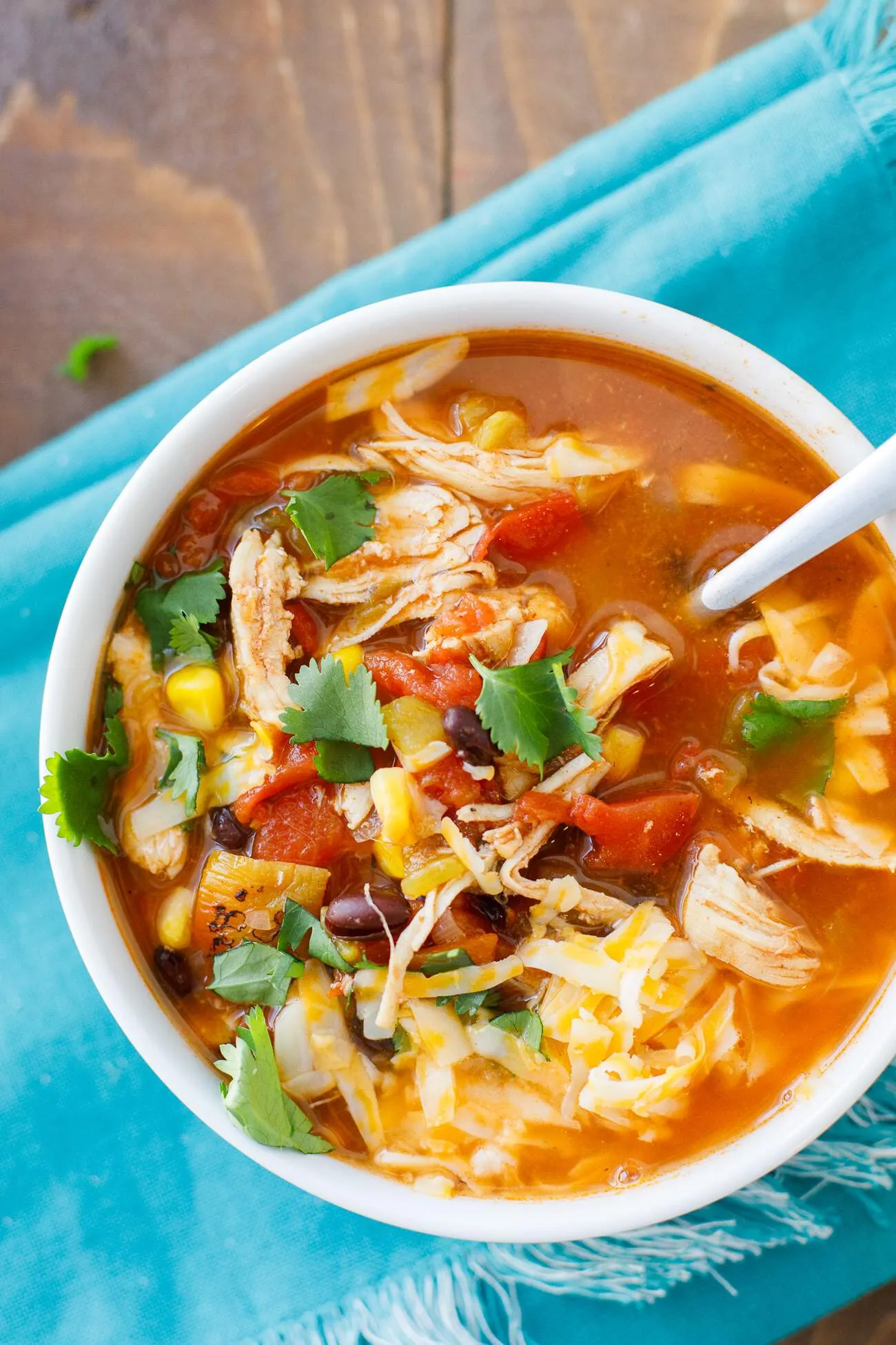 Instant Pot Chicken Taco Soup