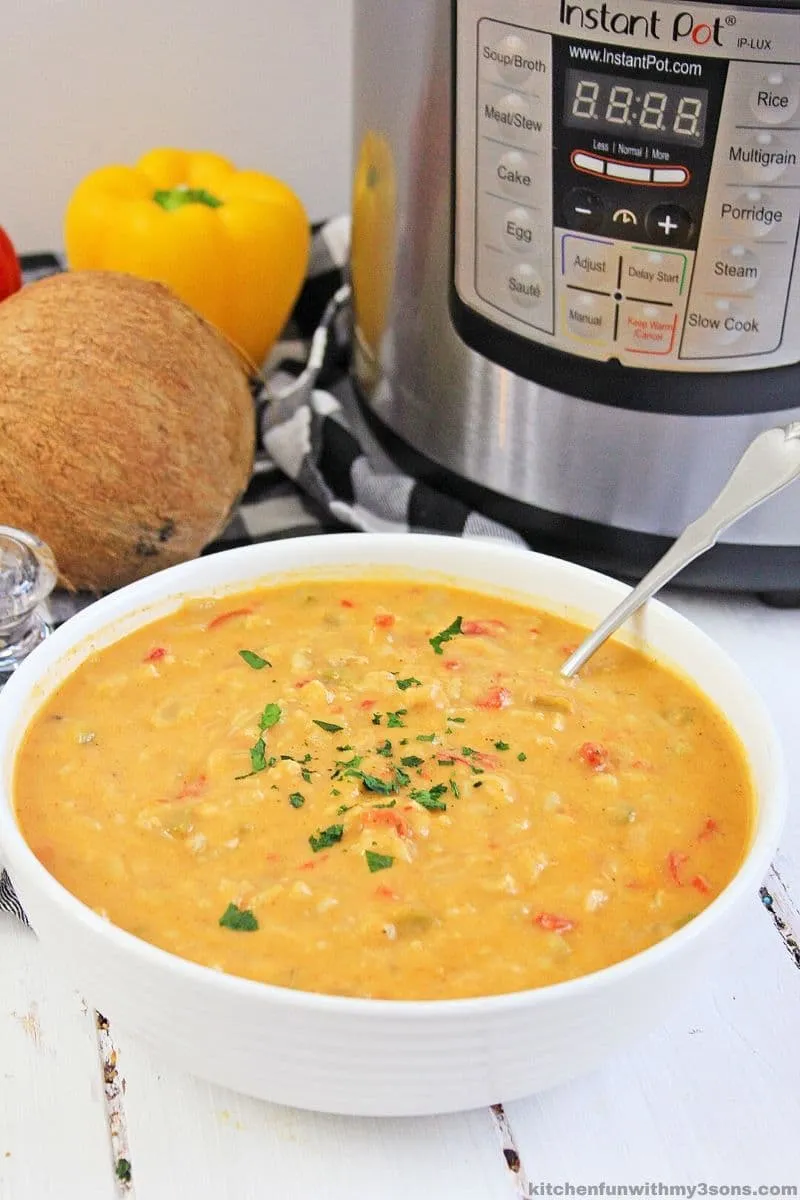 Instant Pot Coconut Chicken Soup