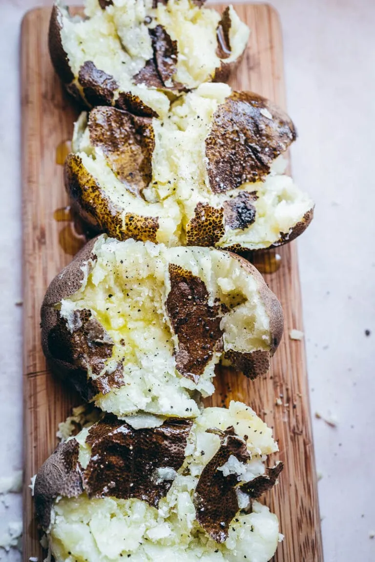 Instant Pot Duo Crisp Pesto Smashed Potatoes