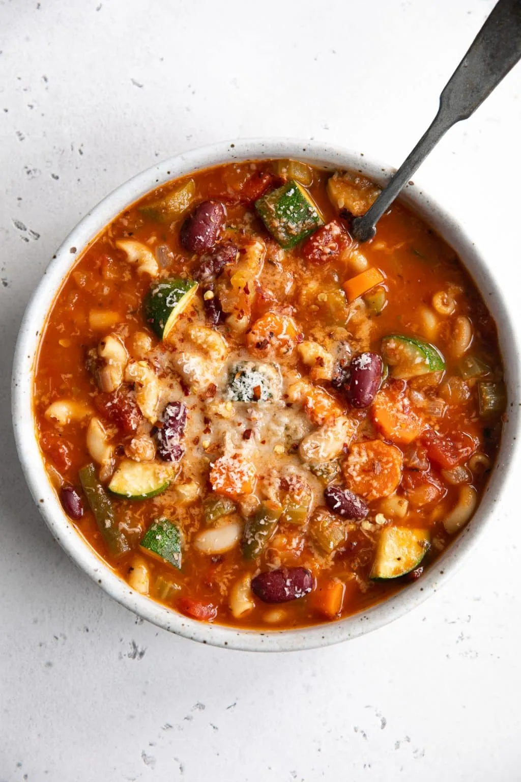 Instant Pot Ground Turkey Minestrone Soup