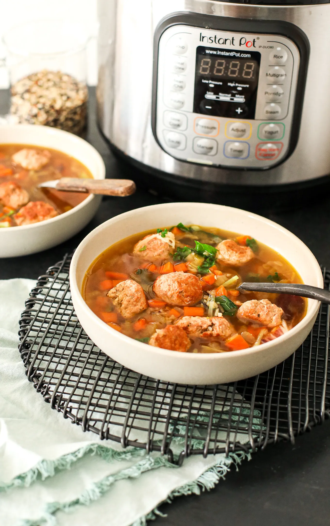 Instant Pot Italian Turkey Meatballs