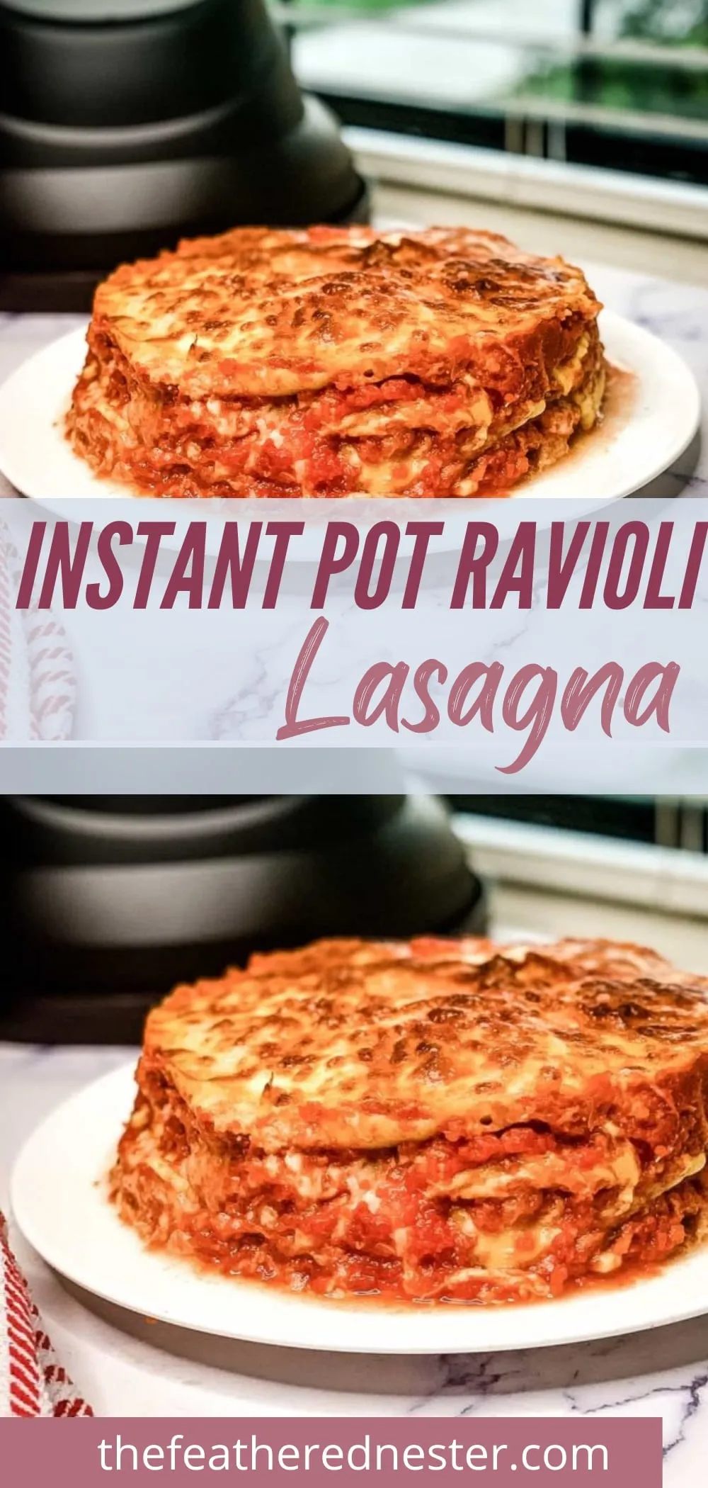 Instant Pot Lazy Ravioli Lasagna