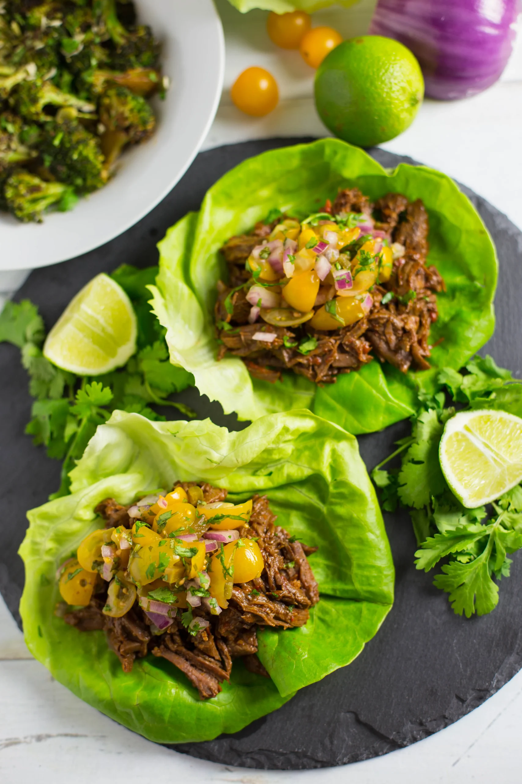 Instant Pot Shredded Beef Street Tacos