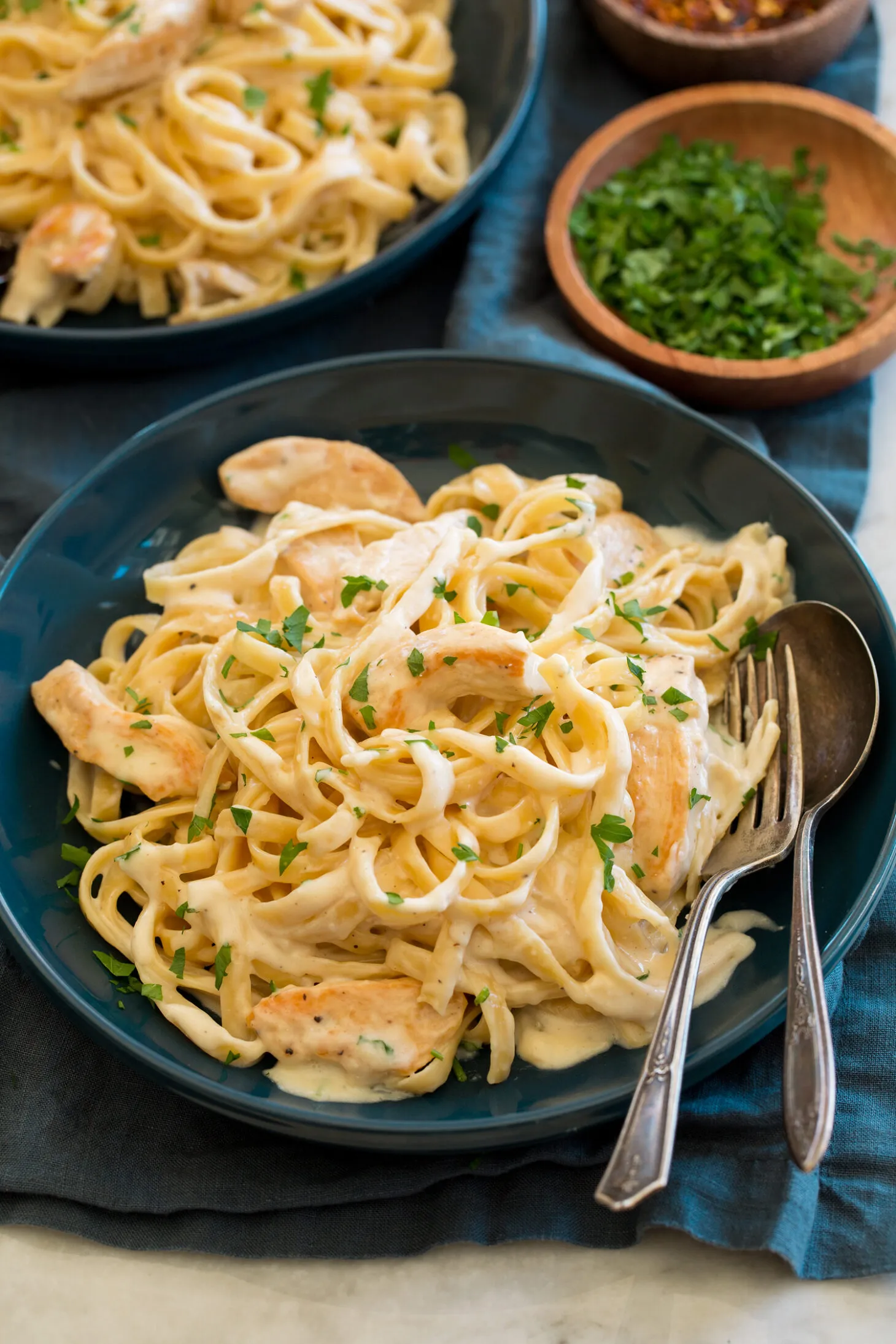 Italian Chicken Alfredo Pasta