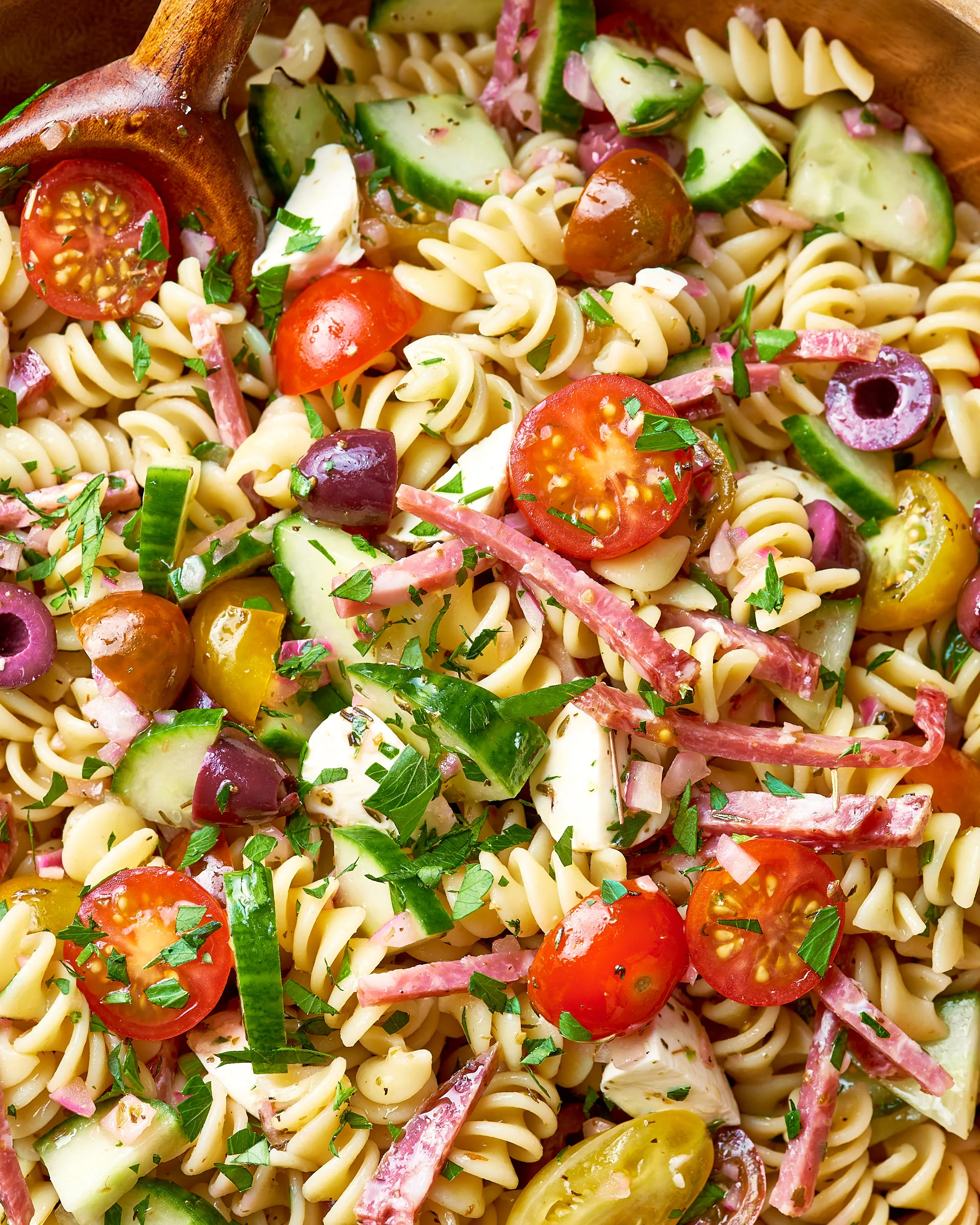 Italian Pasta Salad with Garlic Vinaigrette