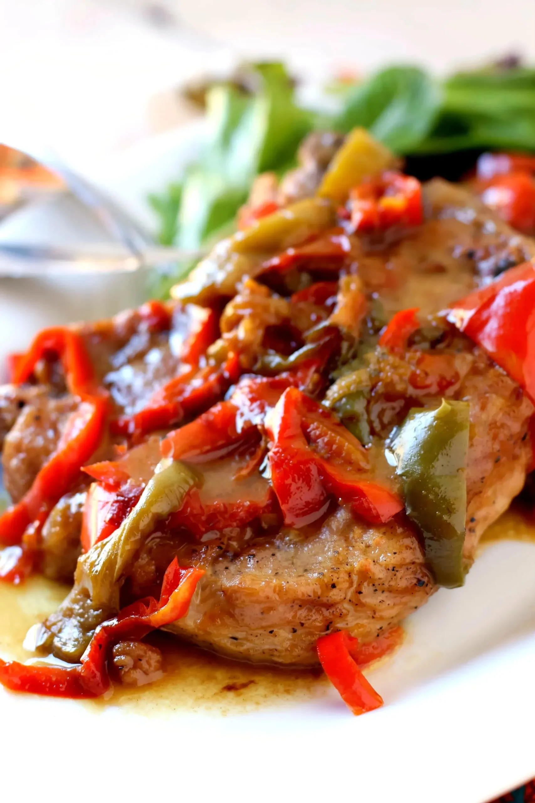 Italian Style Smothered Pork Chops