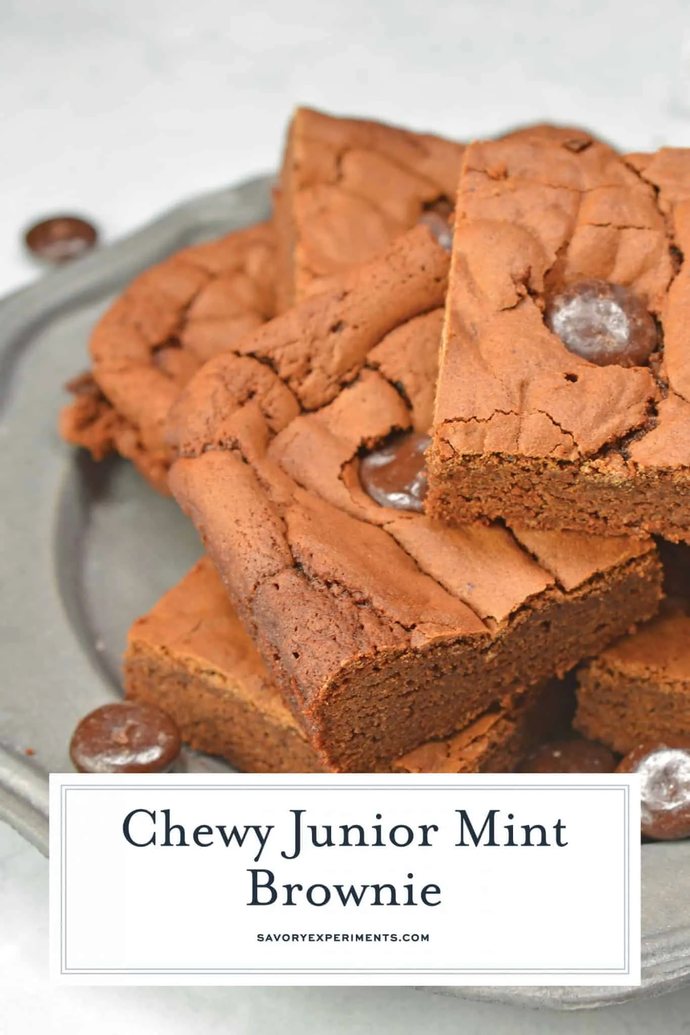 Jazz Up a Brownie Mix with Junior Mints