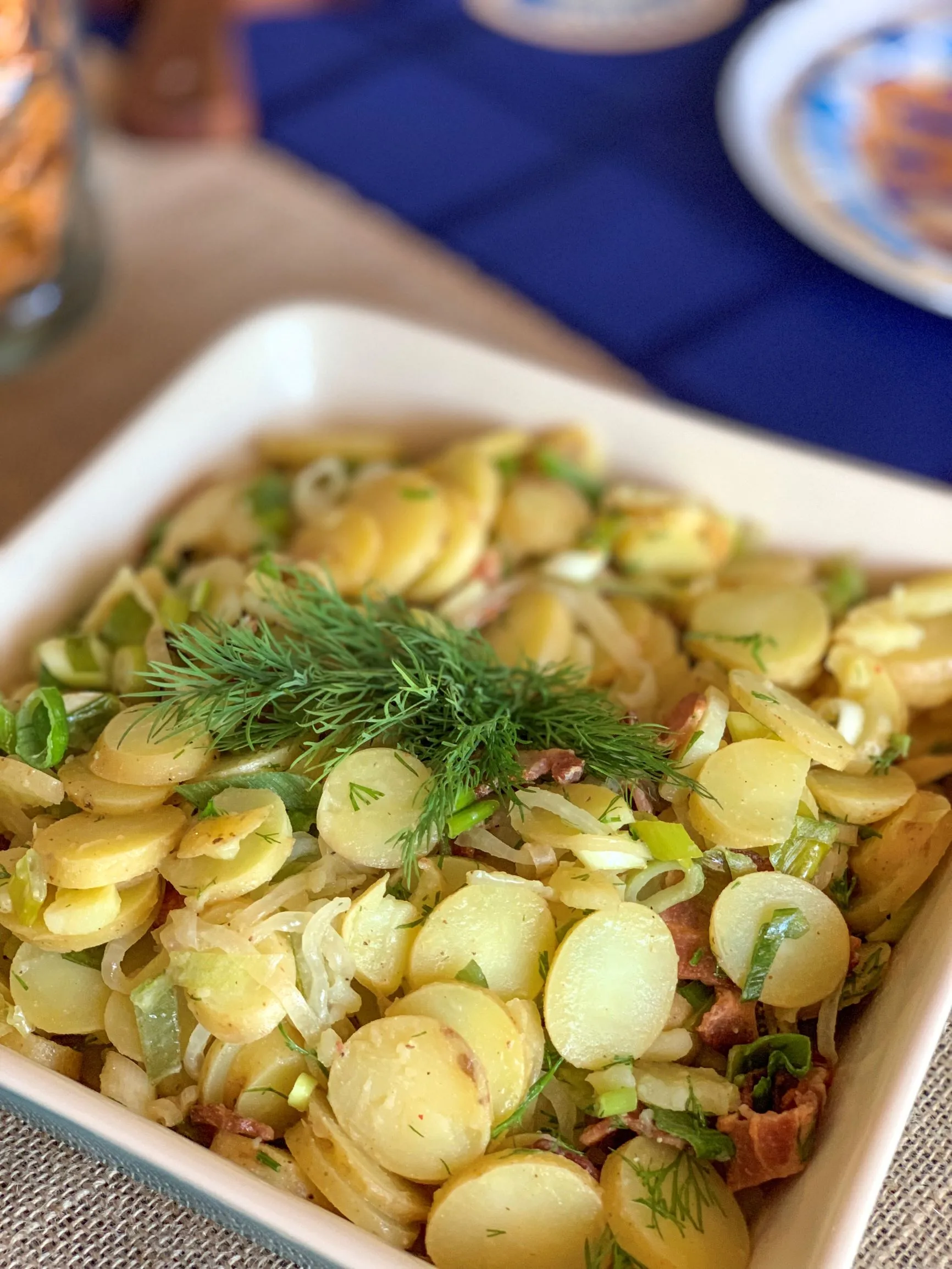 Kartoffelsalat mit Biermarinade (Potato Salad with Beer Marinade)