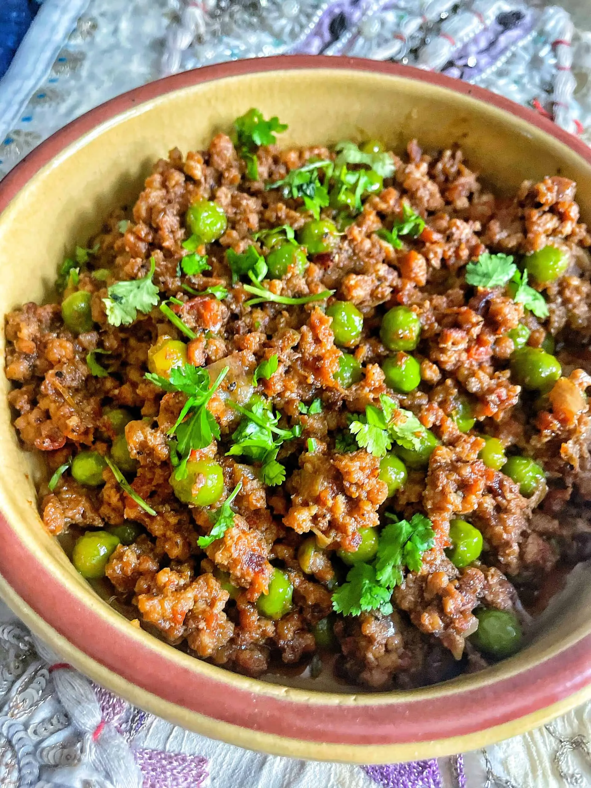 Keema Matar Spicy Minced Meat with Peas