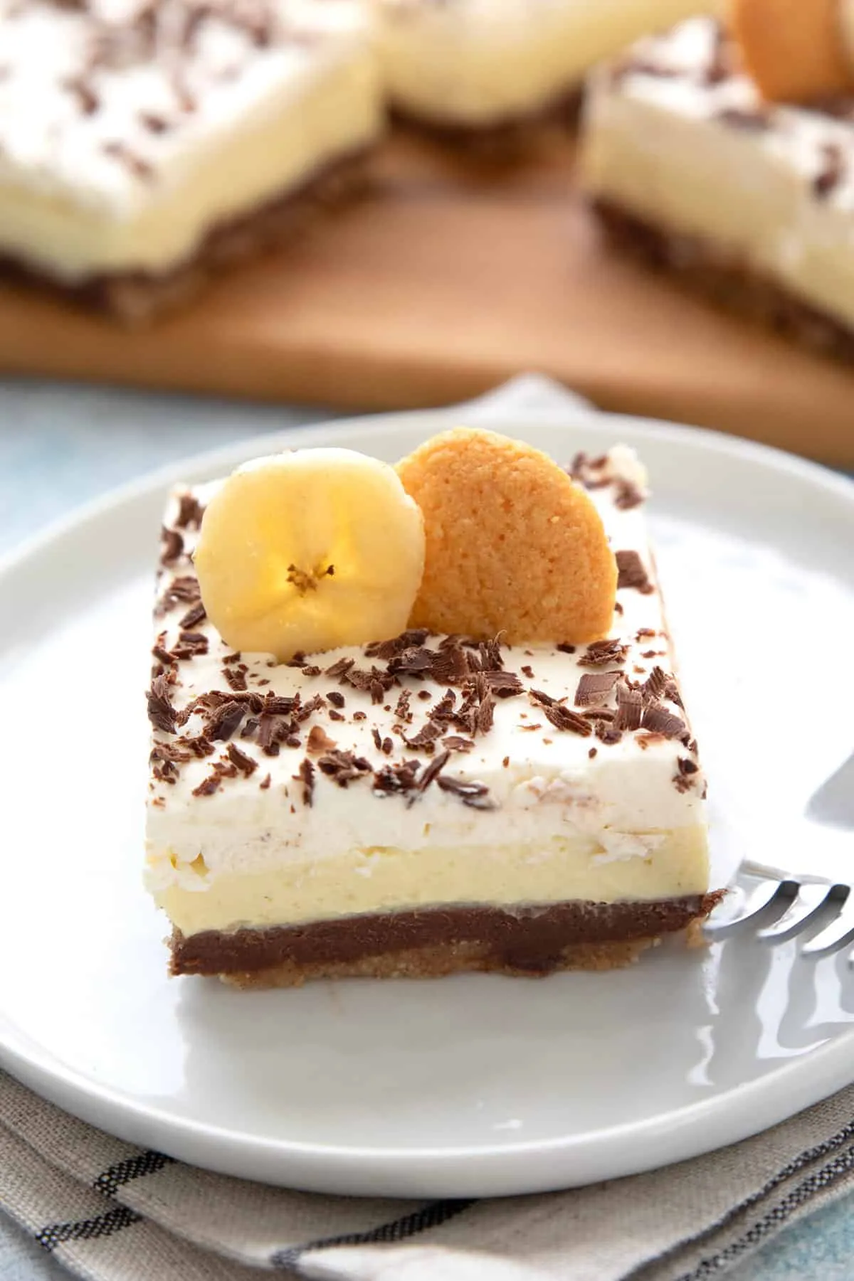 Keto Banana Cream Pie Bars