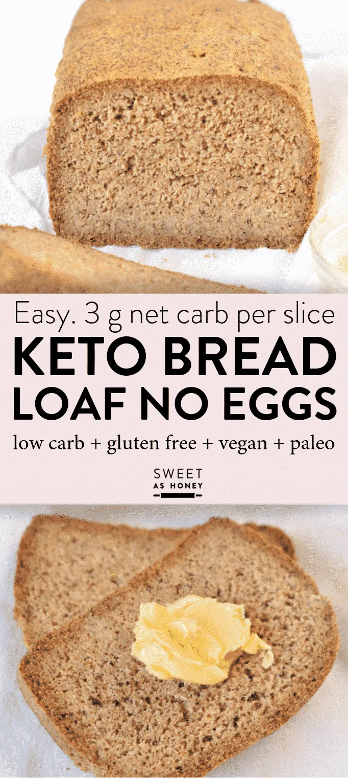 Keto Bread Loaf No Eggs Low Carb