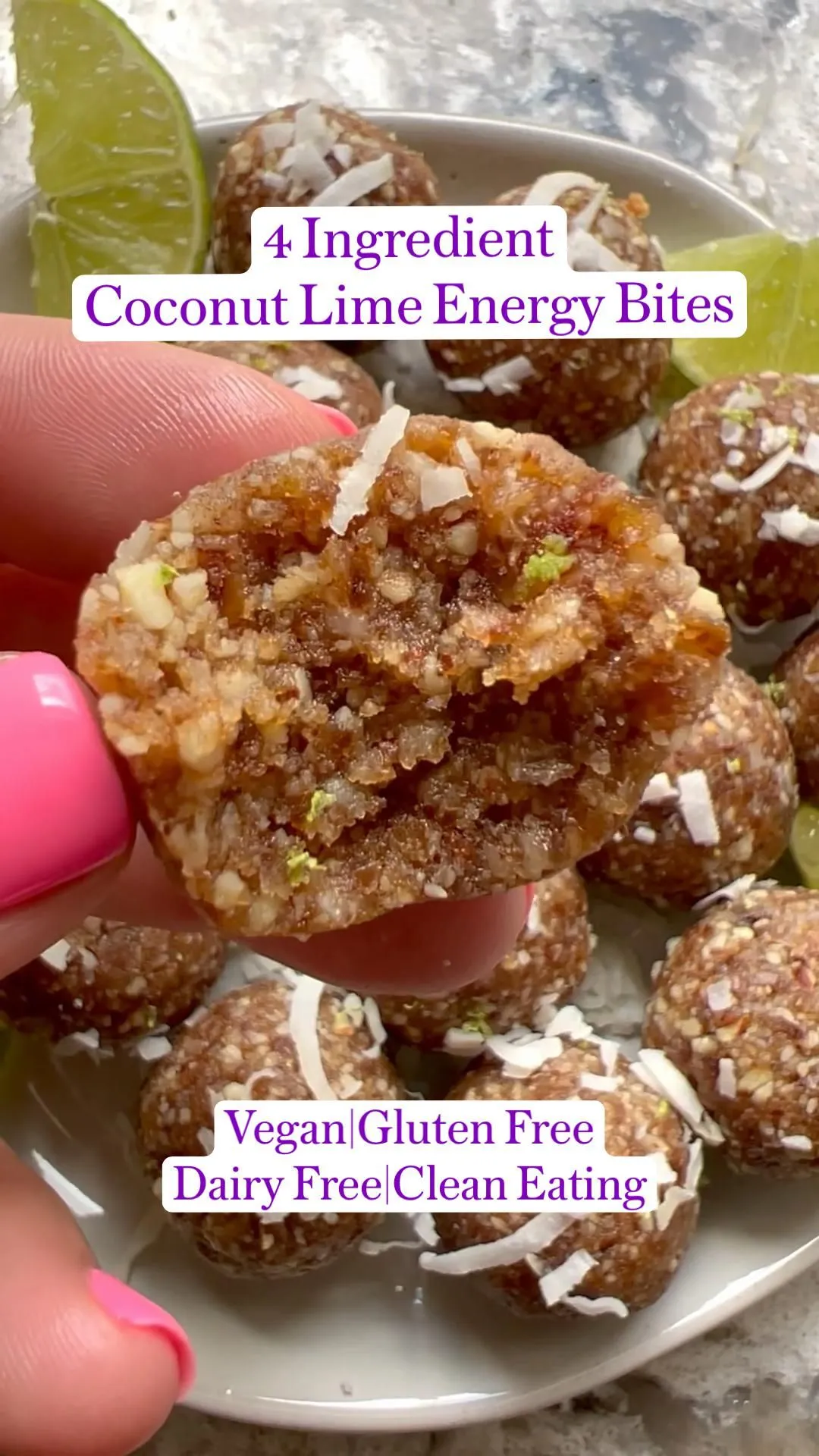 Key Lime Coconut Energy Bites