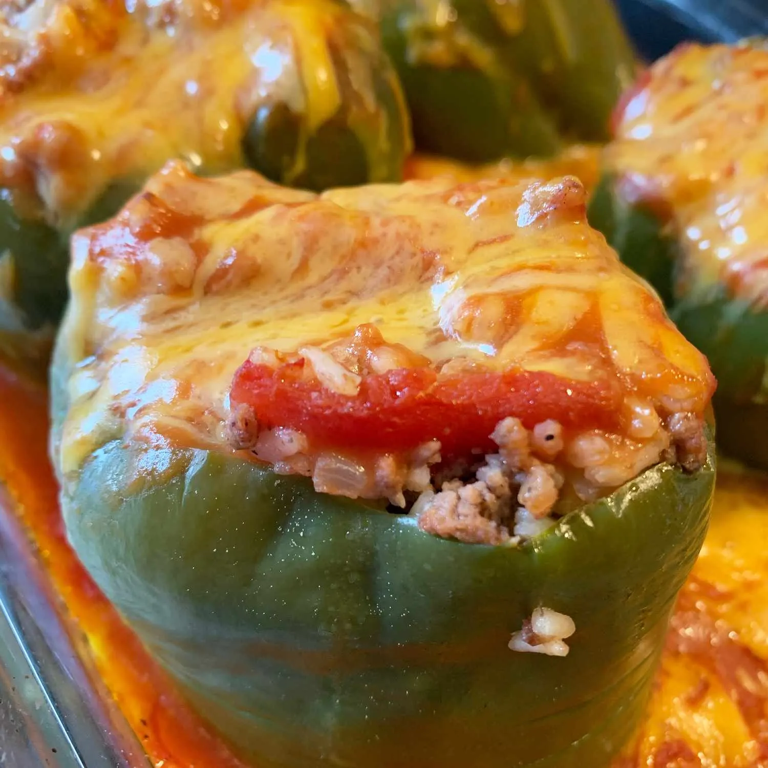 Kim's Stuffed Green Peppers