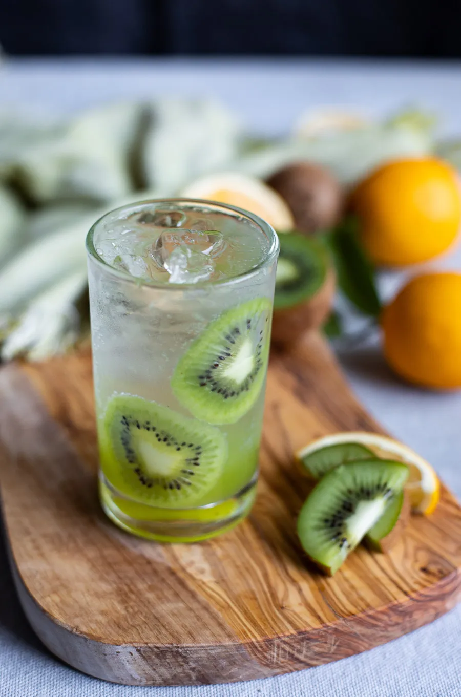 Kiwi Spritzer Fun Halloween Drink