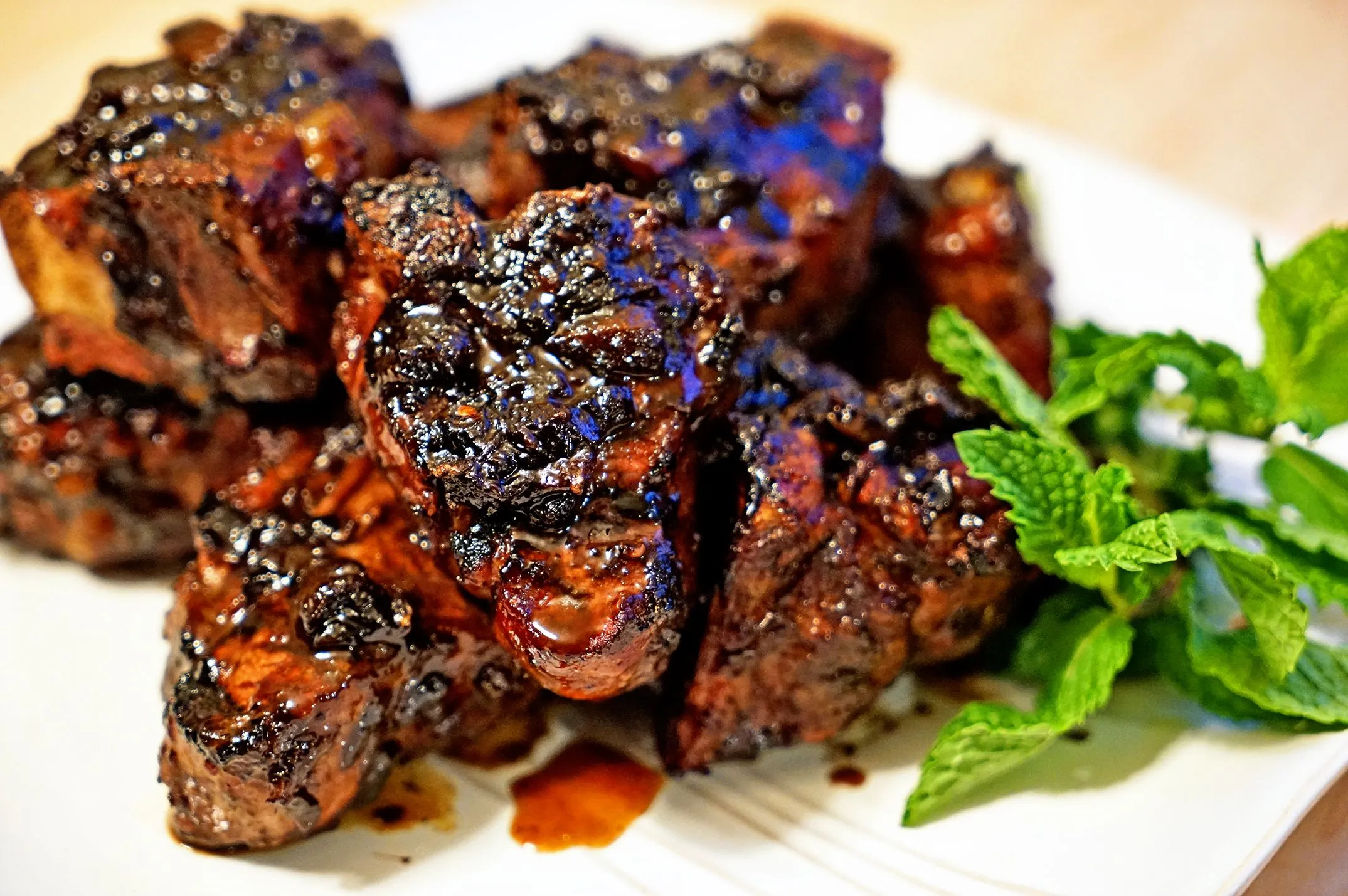 Lamb Loin with Balsamic Marinade