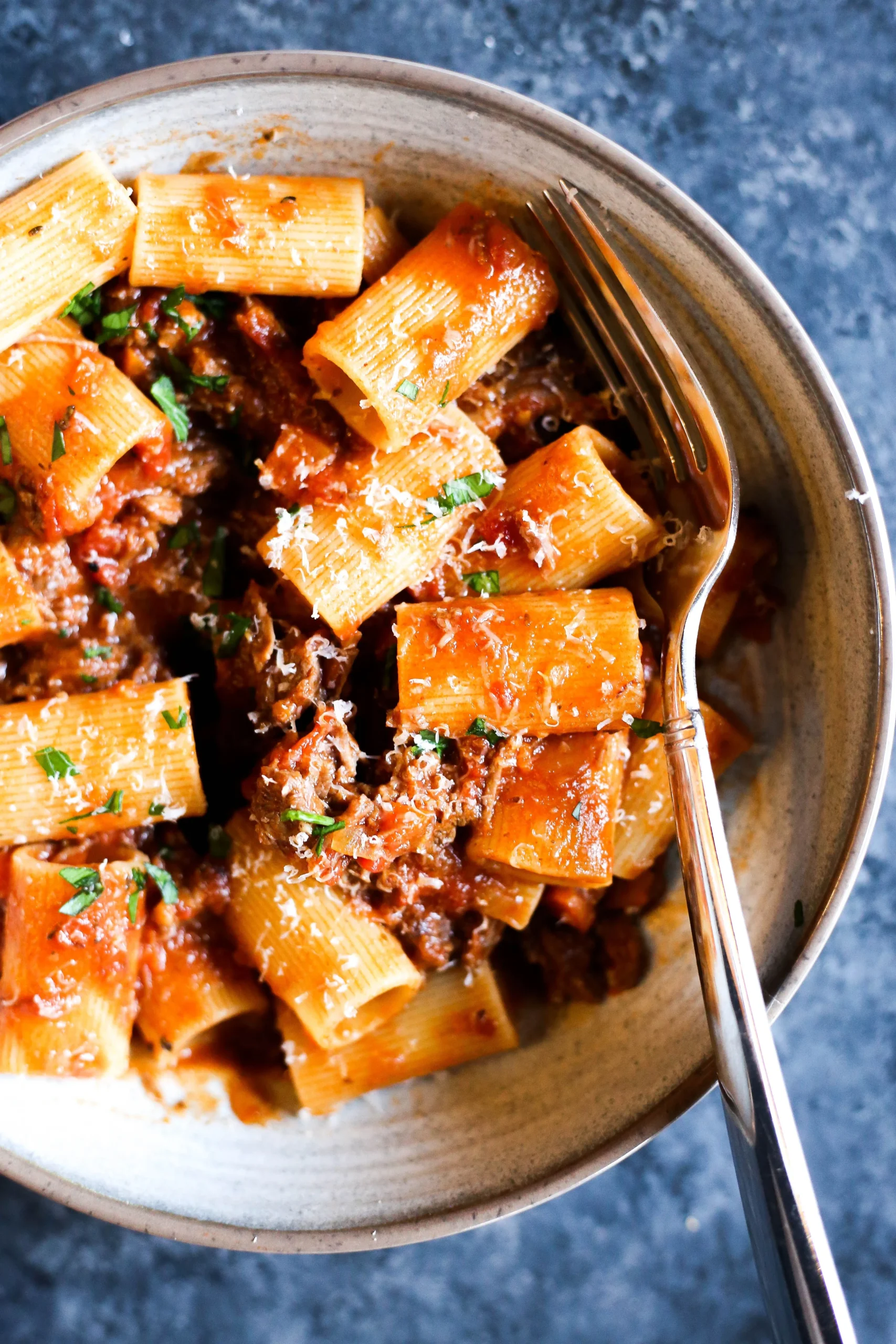Lamb Ragu with Rigatoni