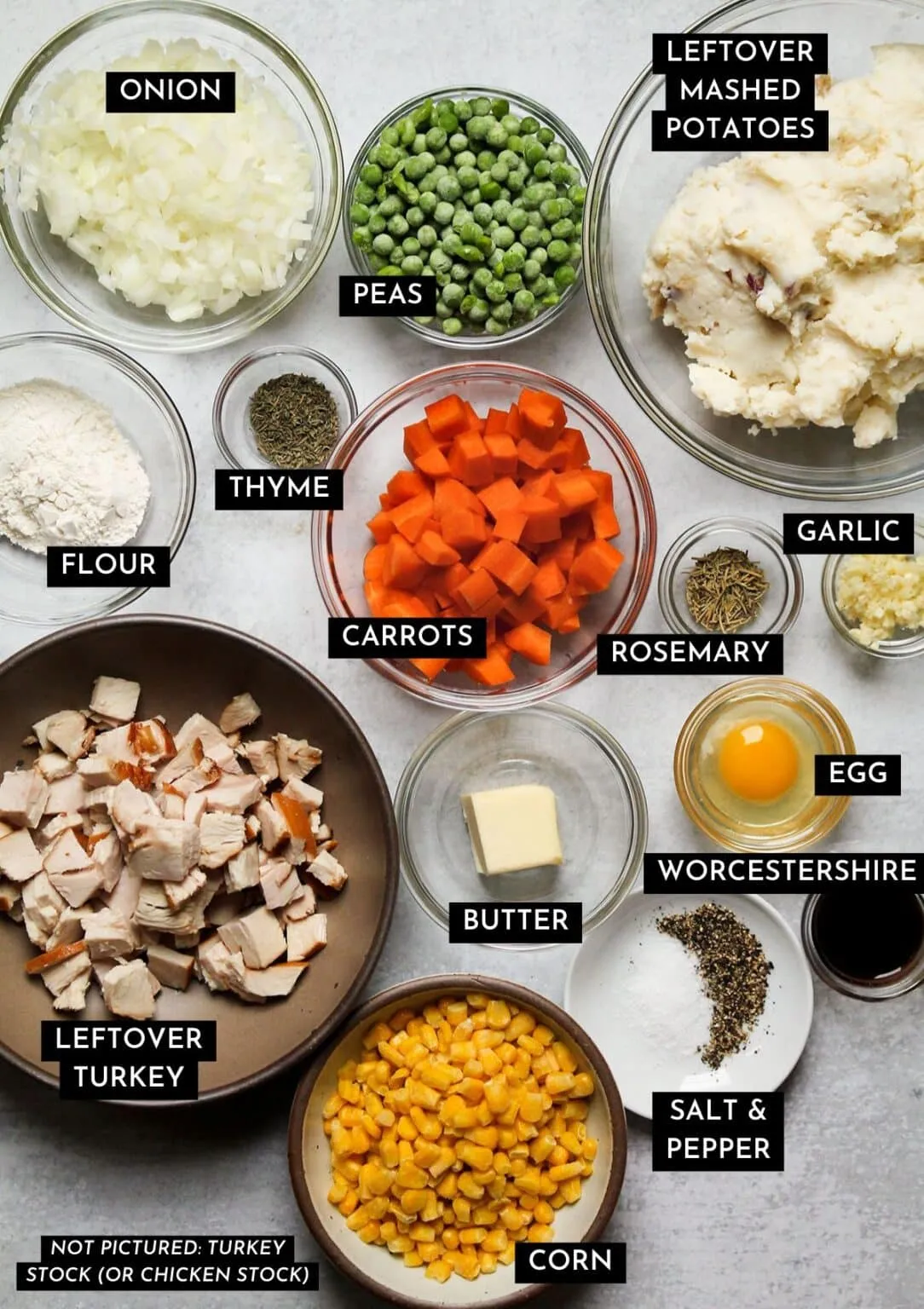 Leftover Turkey Mashed Potato Pie