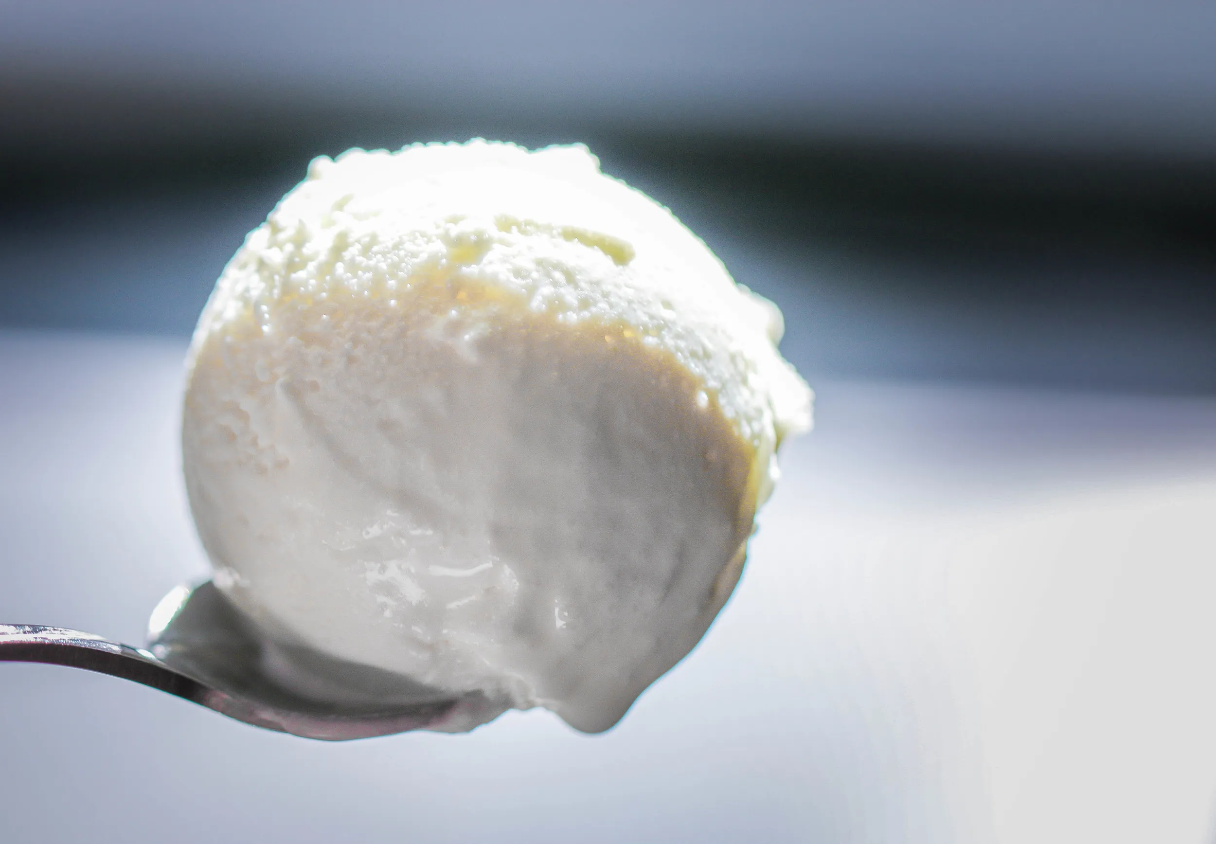 Lemon Balm and Crème Fraîche Ice Cream