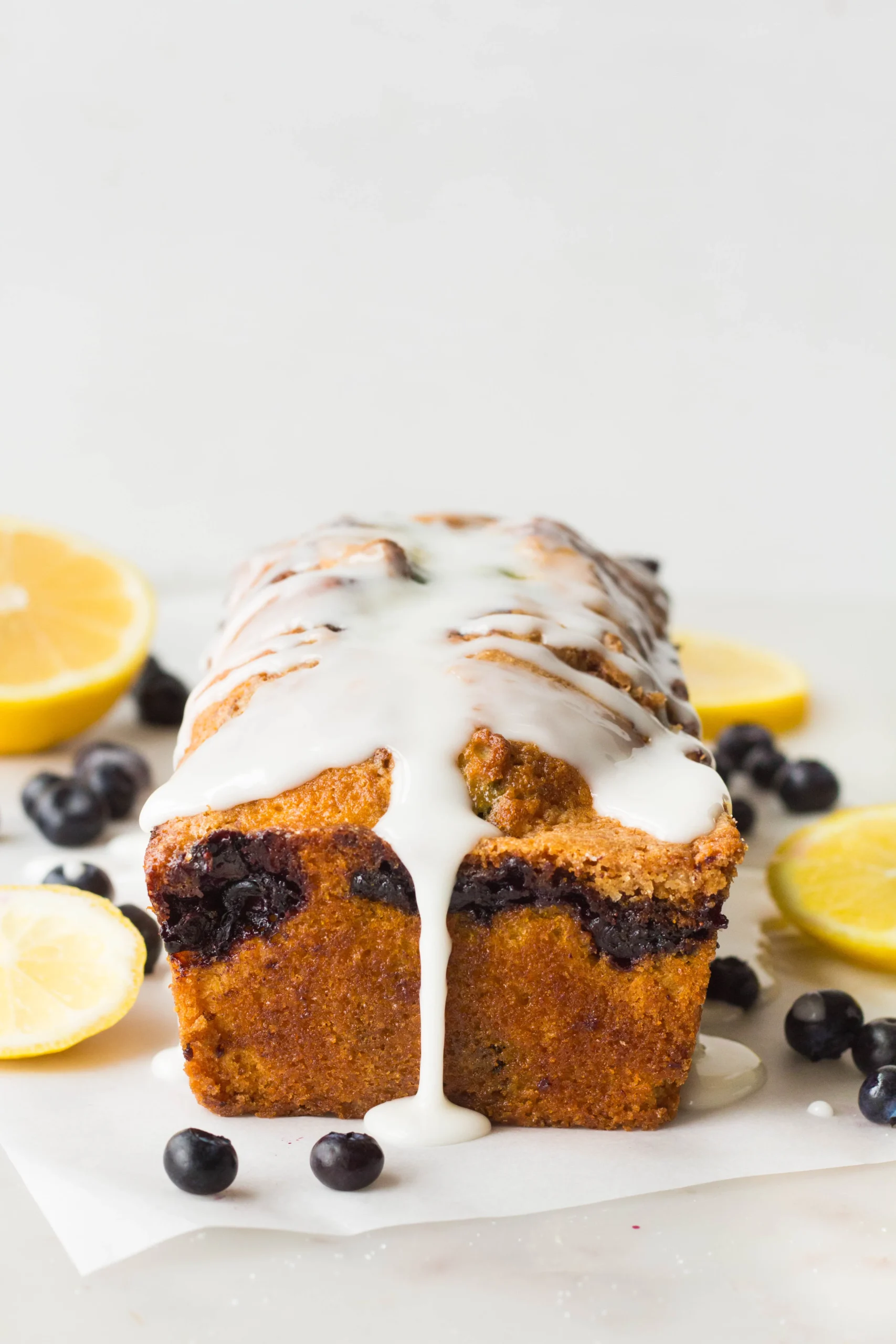 Lemon Blueberry Swirl Cake