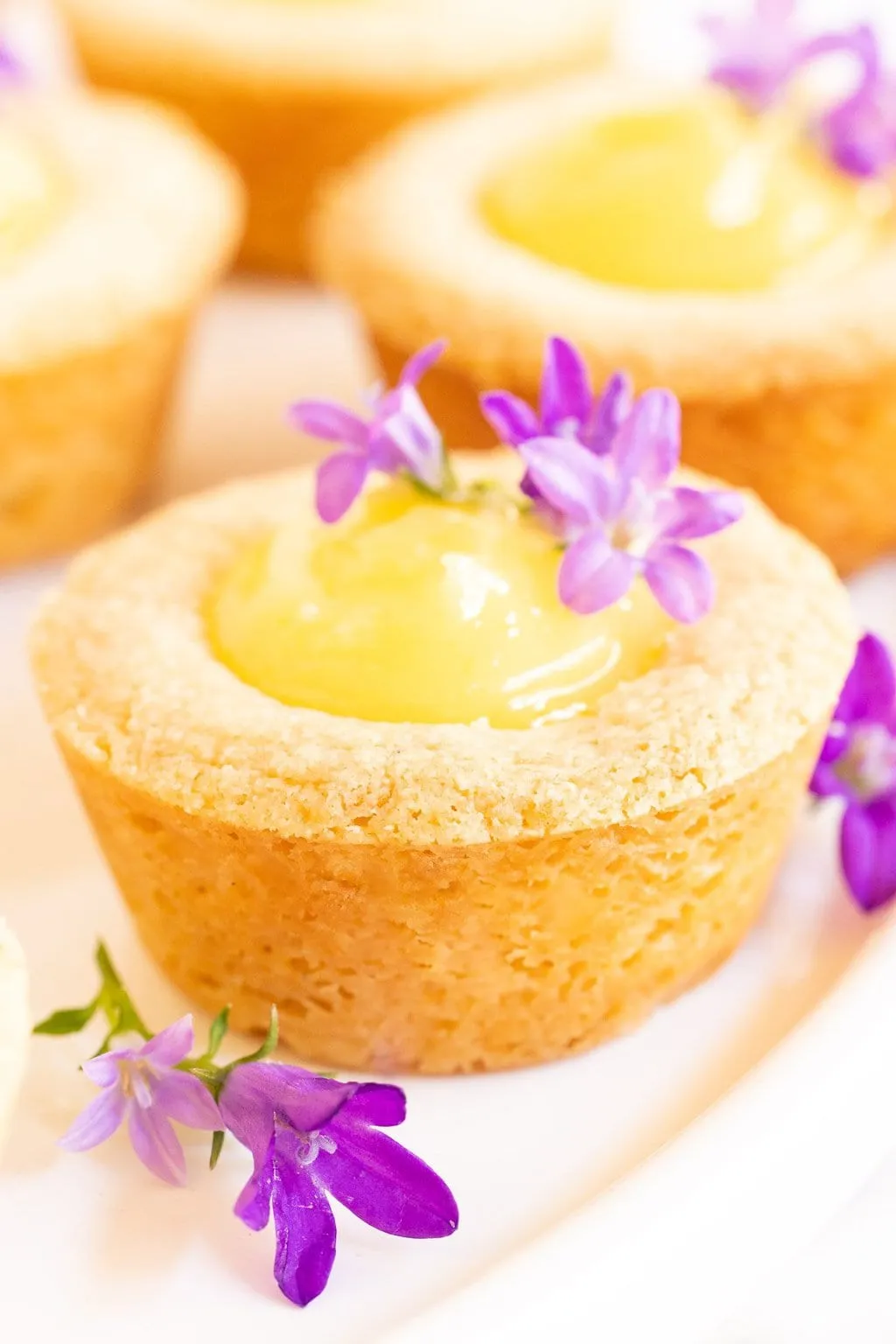 Lemon Curd Shortbread Tart