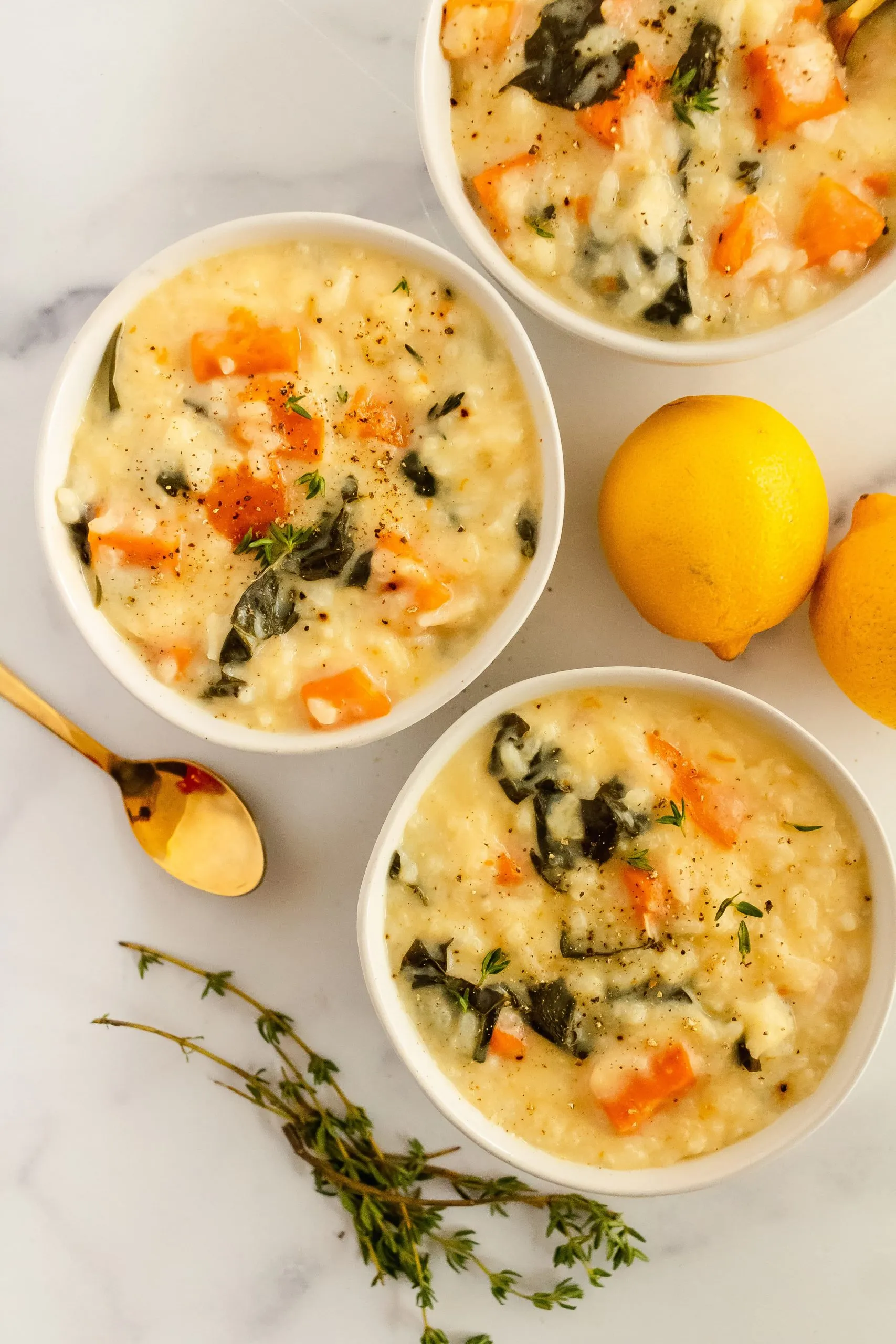 Lemon Garlic Wild Rice Soup
