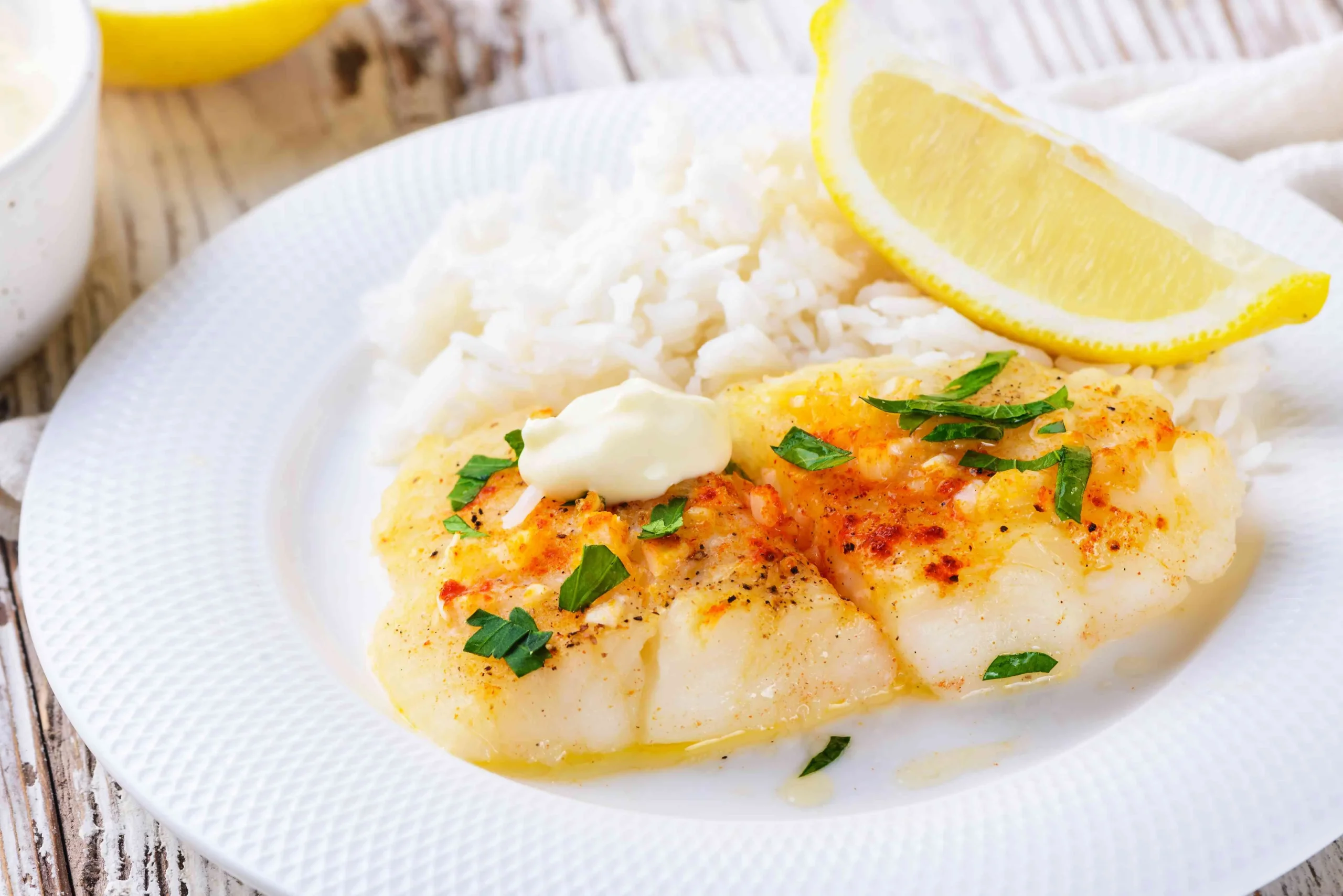 Lemon Pepper Baked Flounder
