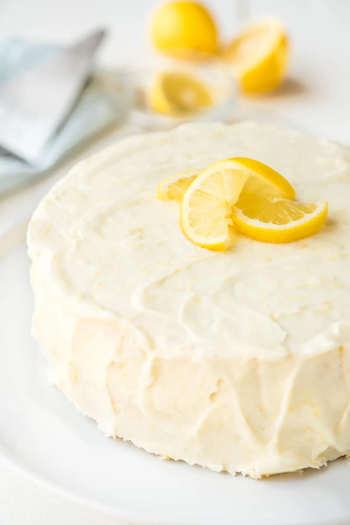 Lemon Pound Cake with Lemon Cream Cheese Frosting