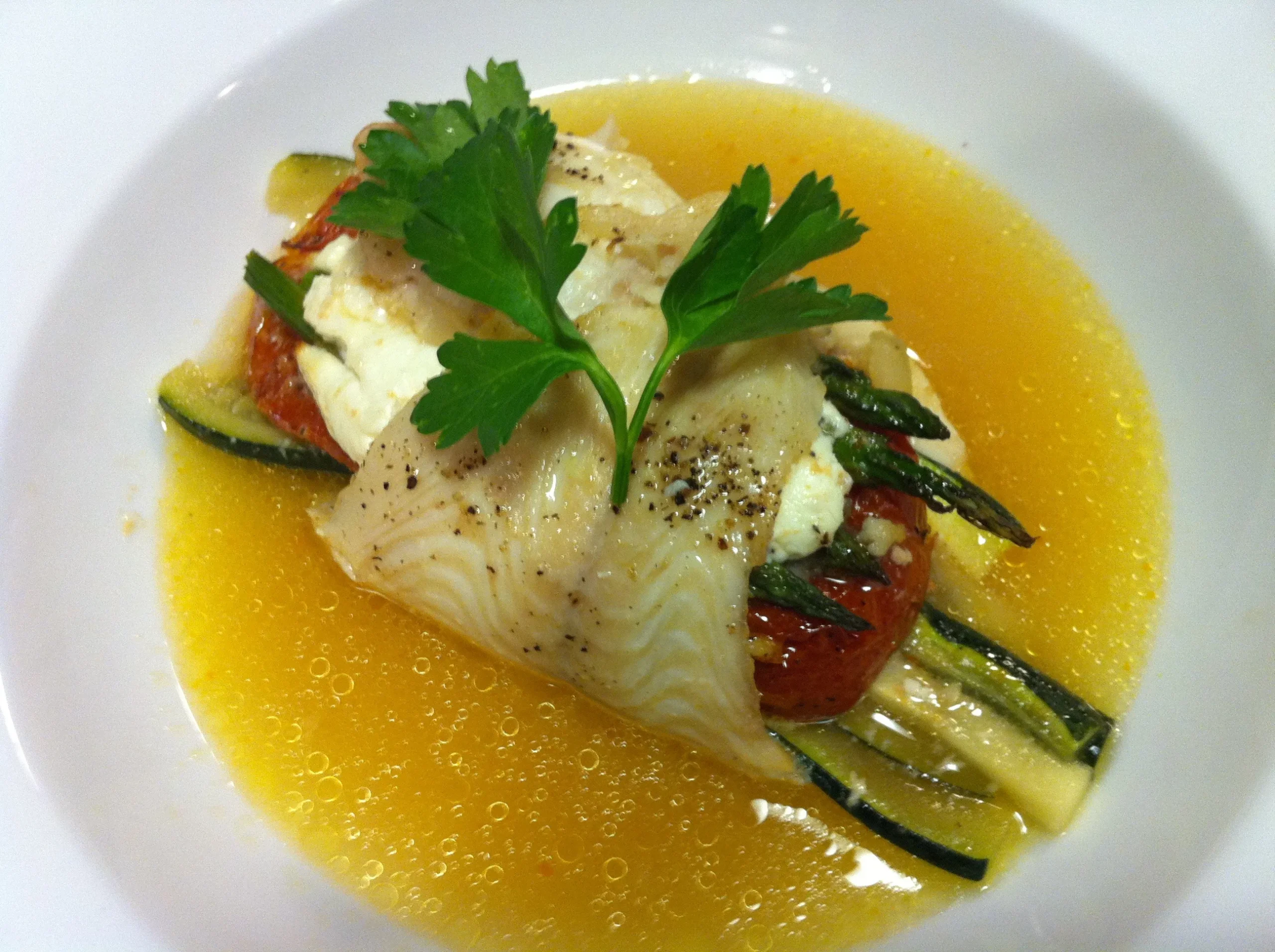 Lemon Rice Stuffed Sole