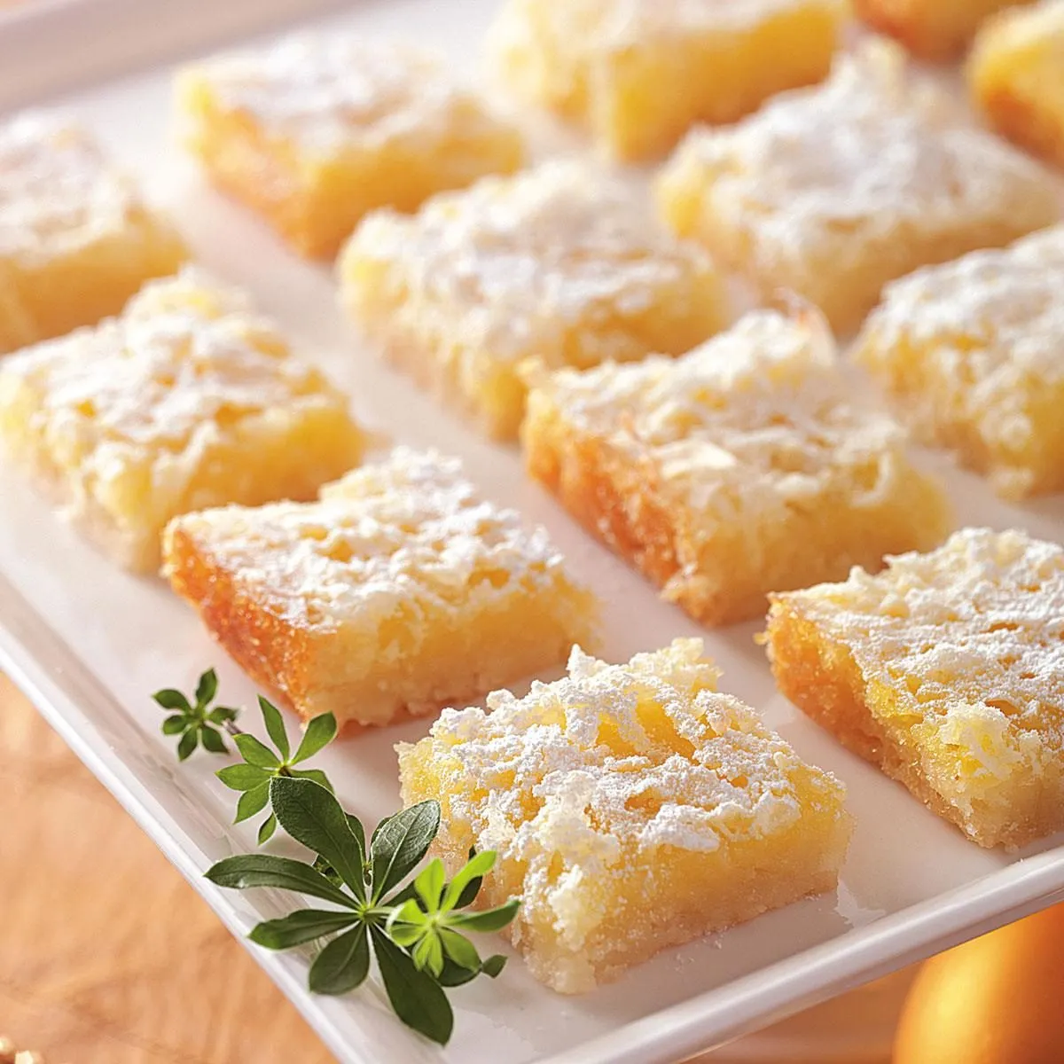 Lemon Squares with Coconut