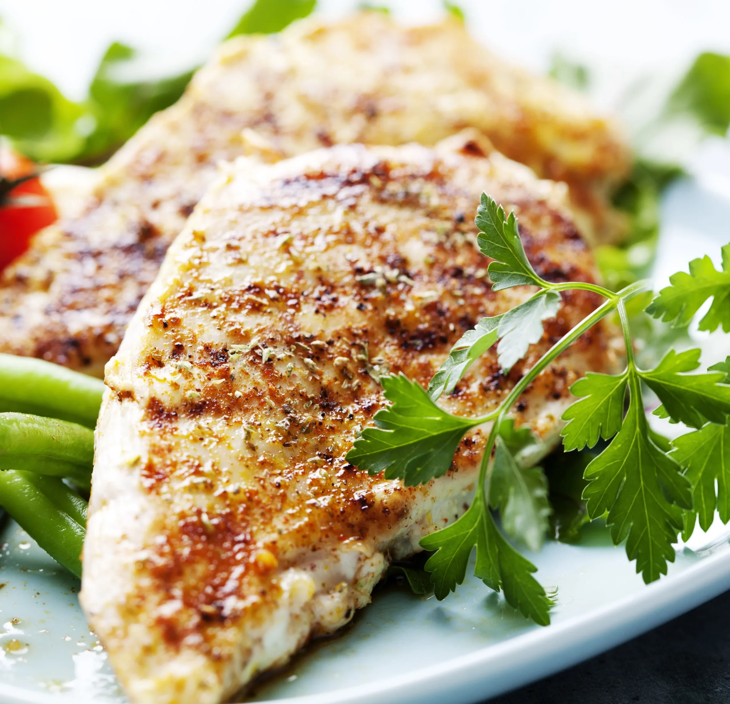 Lemon and Oregano Rubbed Grilled Chicken