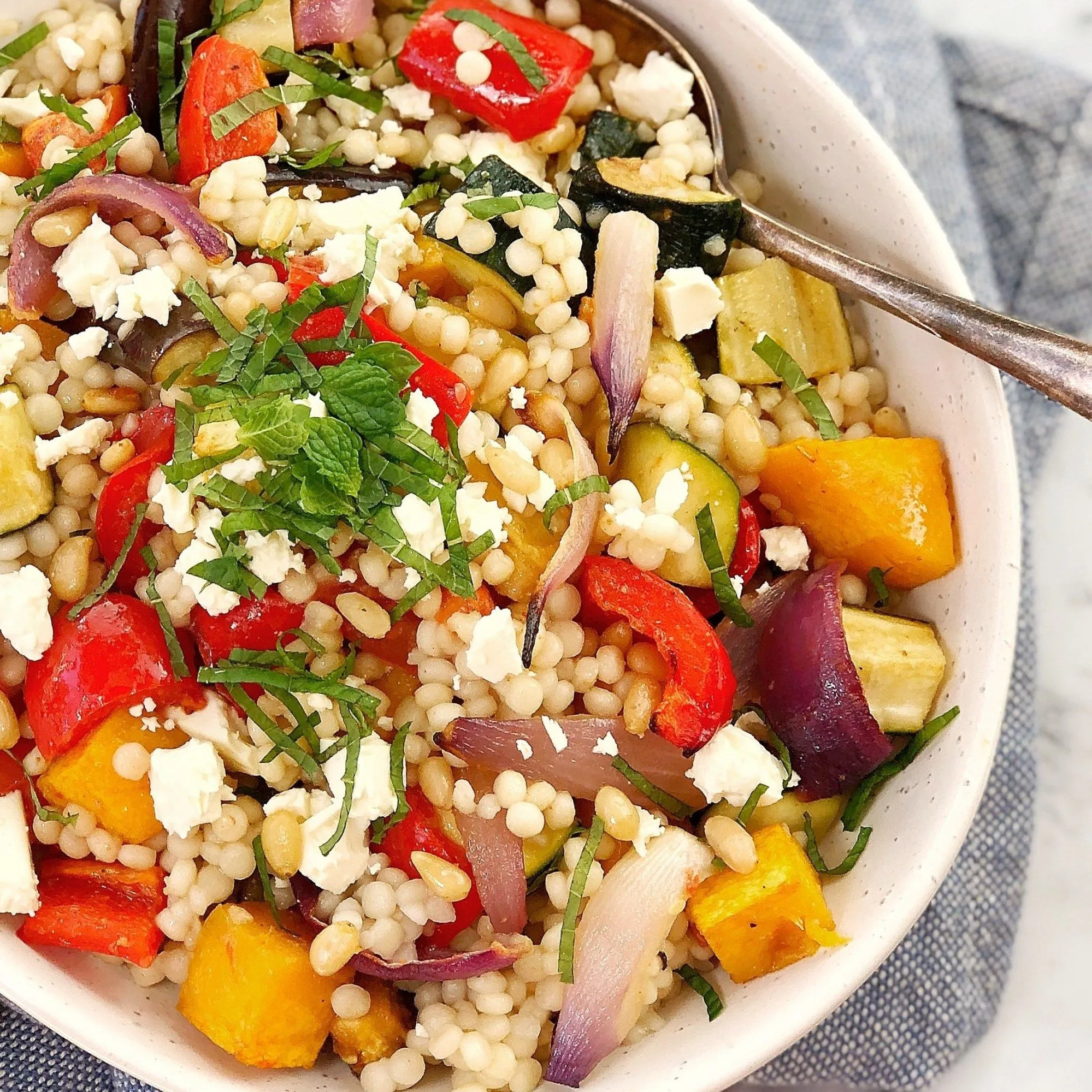 Lemony Couscous with Lots of Veggies
