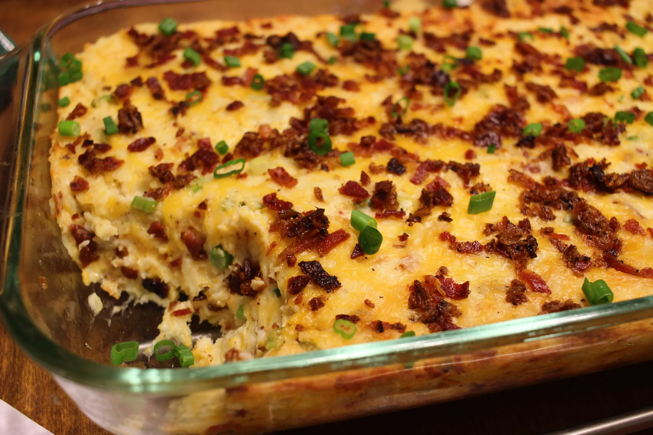 Loaded Baked Mashed Potatoes