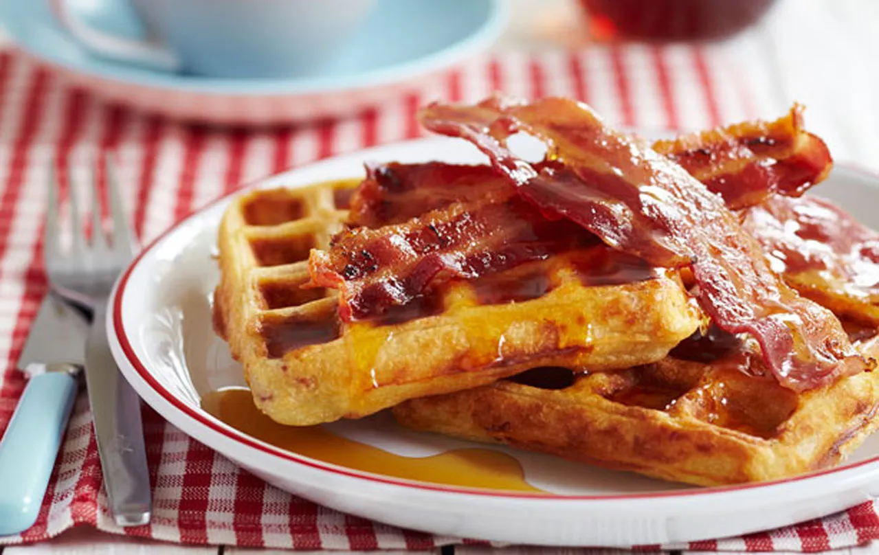 Loaded Waffle Batter Maple Bacon