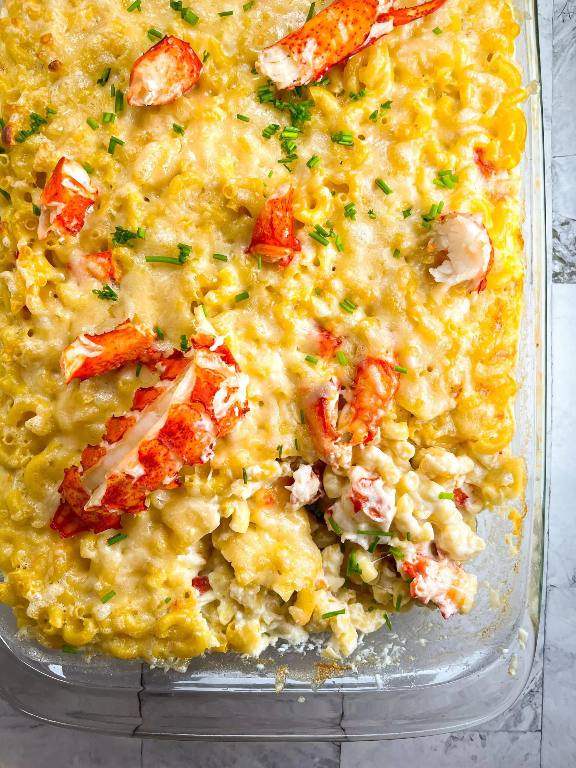 Lobster and Macaroni Gratin