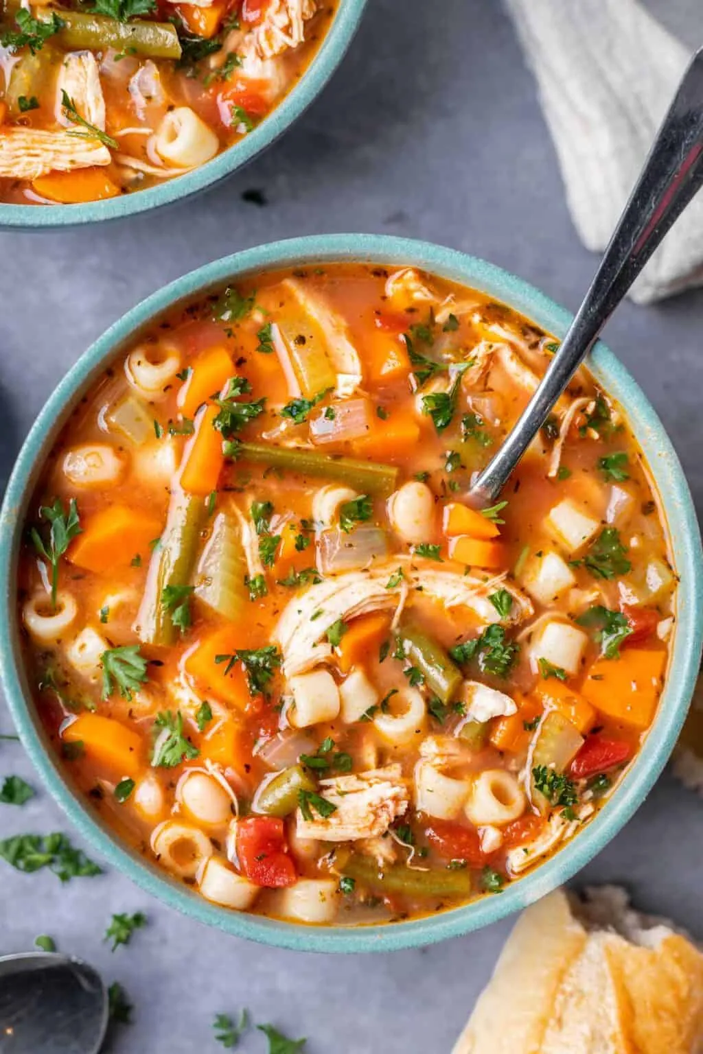 Lorna's Delicious Chicken Minestrone Soup