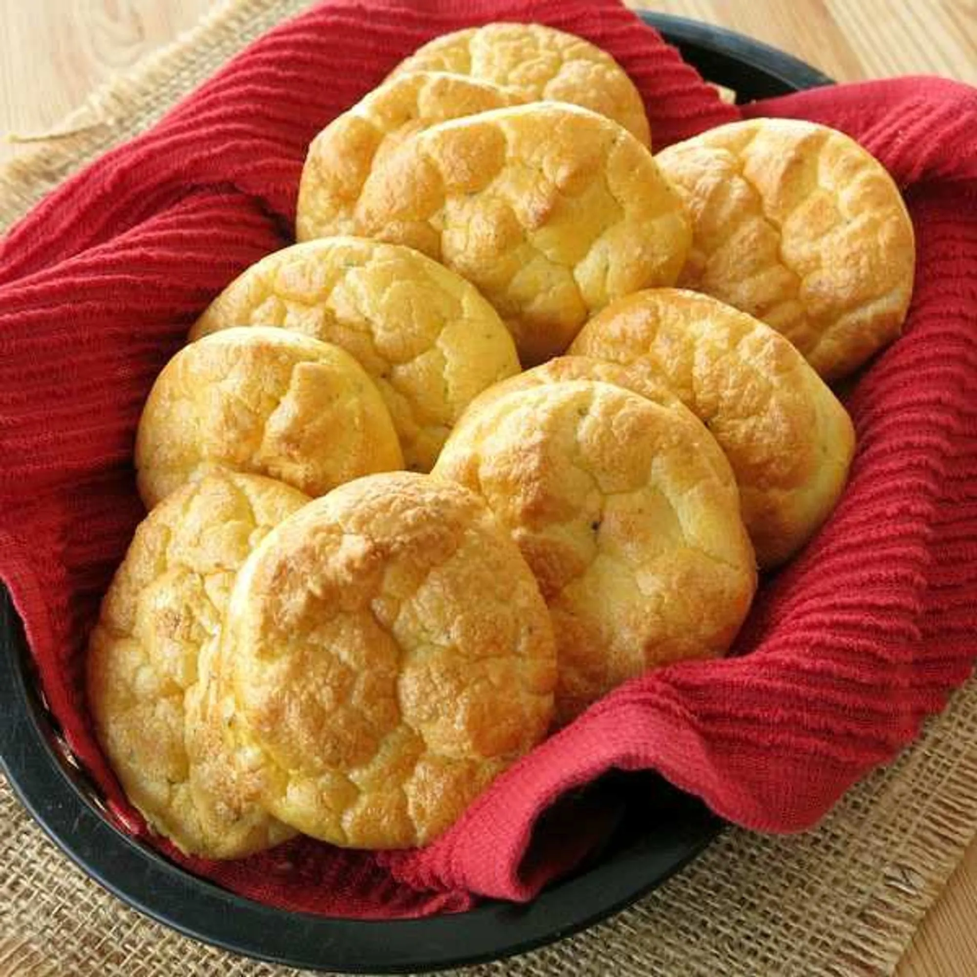 Low Carb Cloud Bread Cheddar Waffles