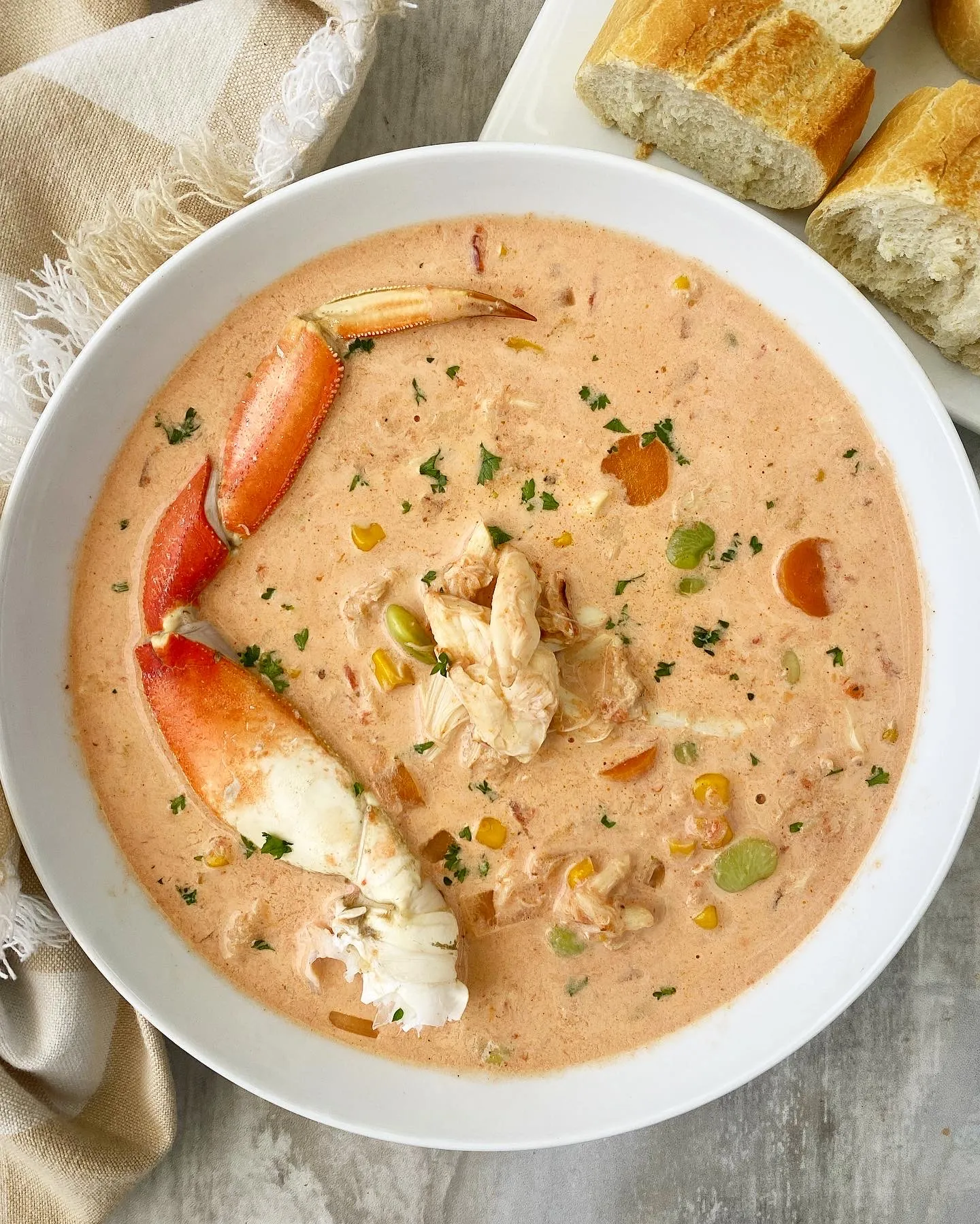 Low Carb Crock Pot Crab Soup