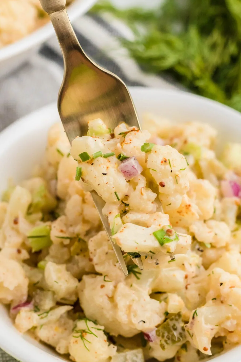 Low Carb Mock Potato Salad