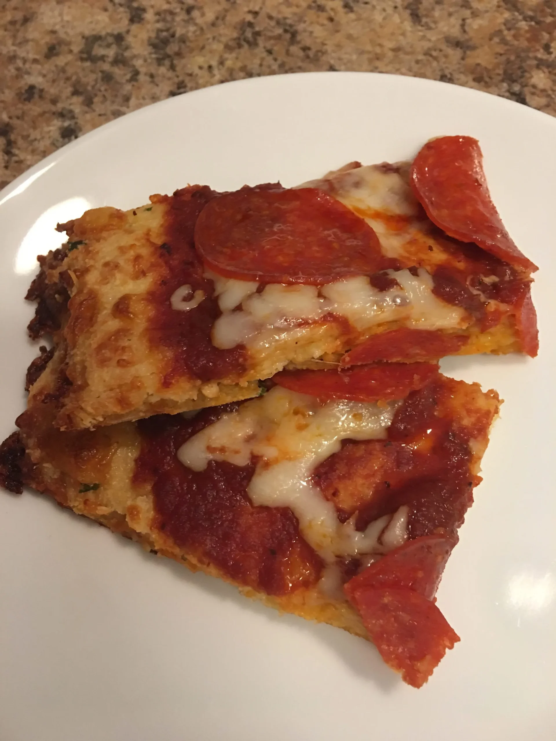 Low Carb Pepperoni Pizza