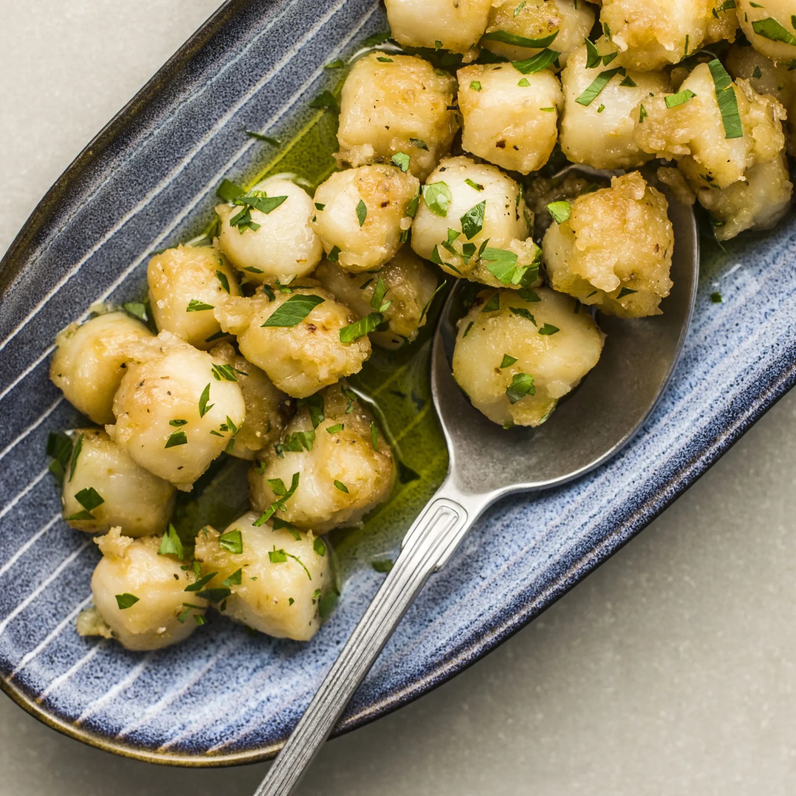 Low Fat Oven Fried Scallops